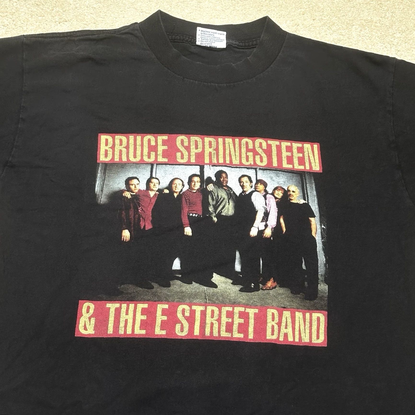 Vintage VINTAGE Bruce Springsteen T Shirt Men Large Black 90s Single Stitch Size US L / EU 52-54 / 3 - 3 Thumbnail