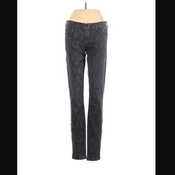 Current/Elliot Current/Elliott Revolve Ankle Skinny Jean 26 Black Antique L Size 26" / US 2 / IT 38 - 3 Thumbnail