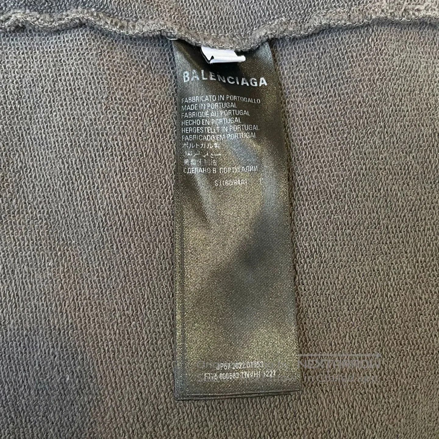 Balenciaga balenciaga gray logo hoodie sweatshirt for women. Size US S / EU 44-46 / 1 - 6 Thumbnail