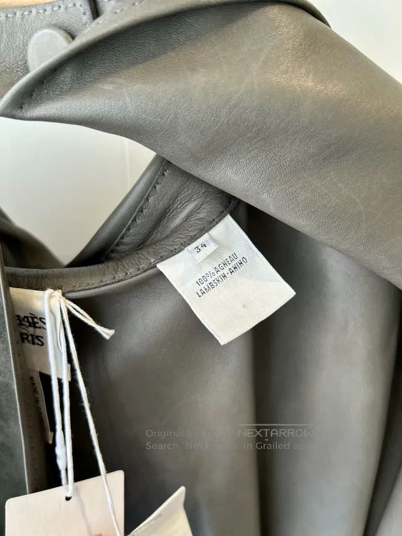 Hermes Hermes Sheepskin hooded cloak coat Size XXS / US 00 / IT 34 - 5 Thumbnail