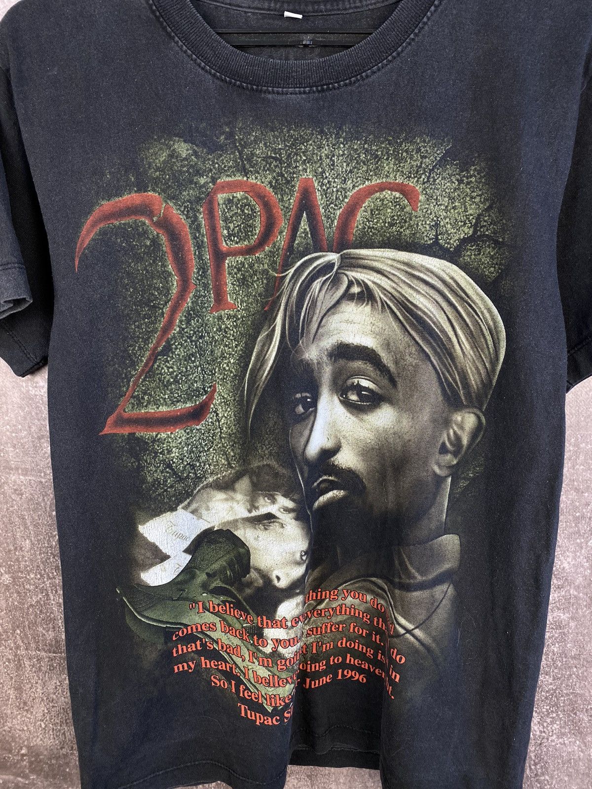 Band Tees 🔥 Vintage 2Pac Shirt Out On Bail Hidden Track Double Side Size US S / EU 44-46 / 1 - 1 Thumbnail