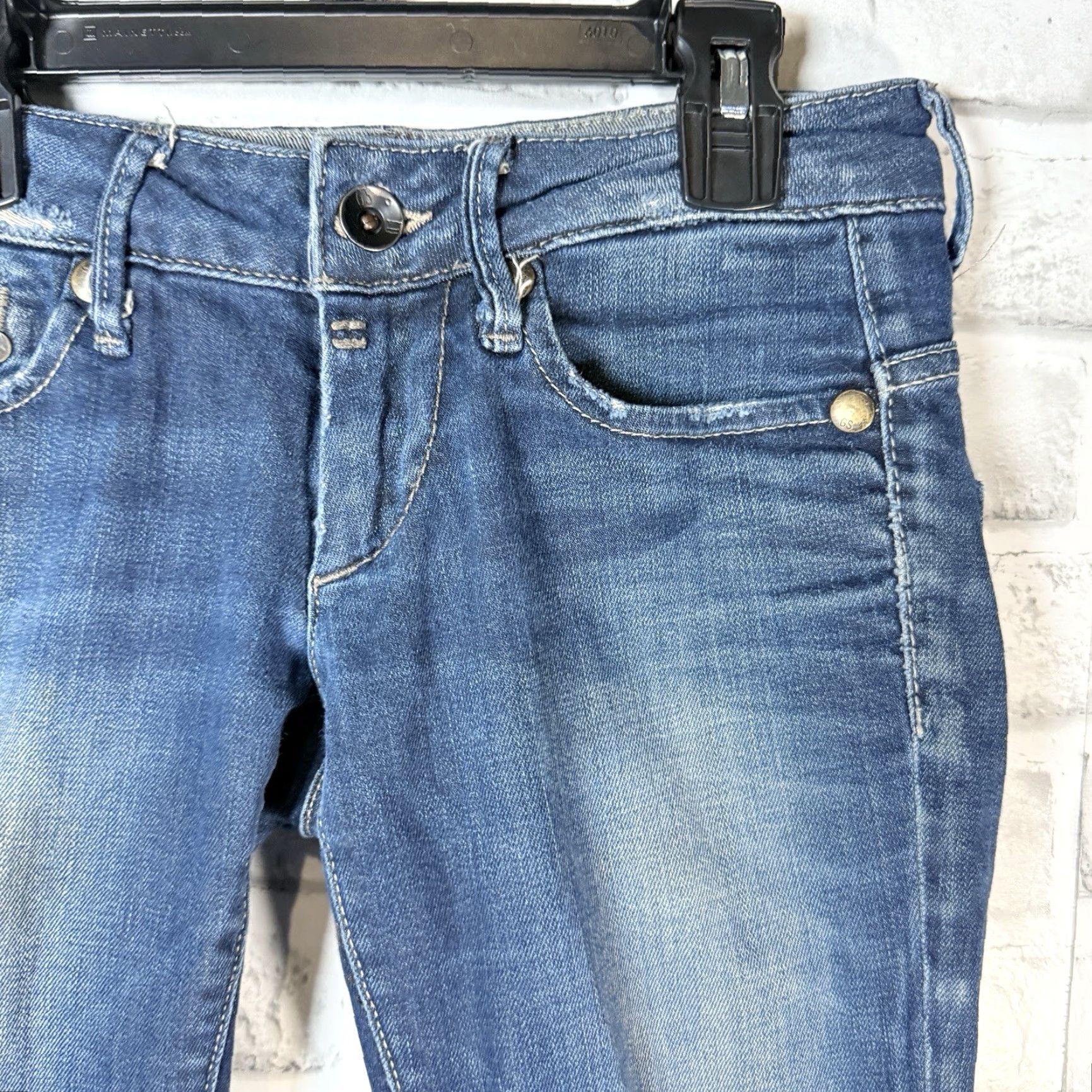 G-Star G-STAR RAW Originals Jeans Womens Crop Straight 26 x 26 Blue Star Theme Women Size 26" / US 2 / IT 38 - 2 Thumbnail