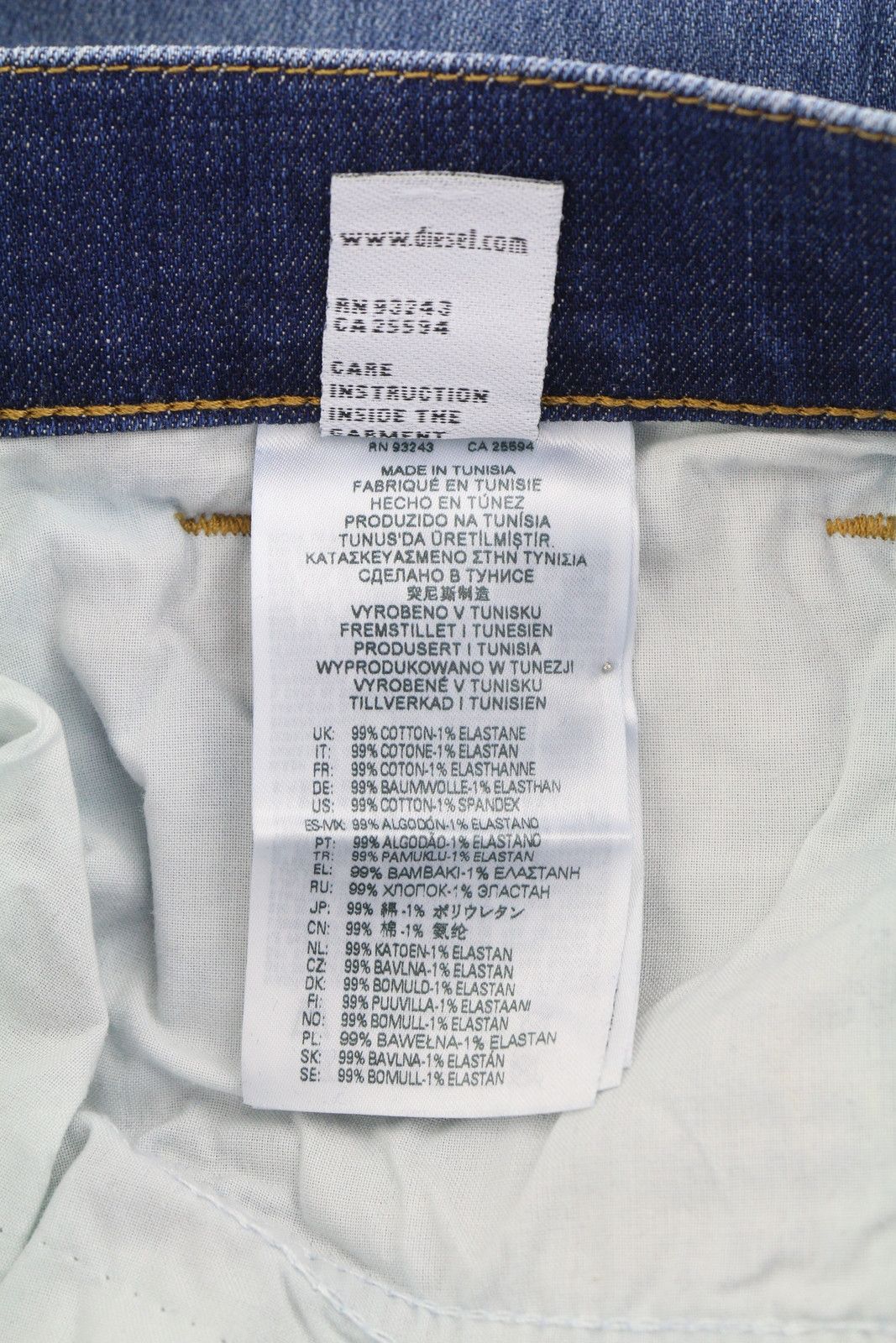 Diesel 2005 D-FINING 09C72 W30/L32 Regular Tapered Jeans 40918 Size US 30 / EU 46 - 10 Thumbnail