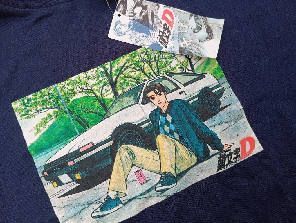 Japanese Brand Initial D Toyota Trueno Tshirt Anime Comic 🎌 Size US L / EU 52-54 / 3 - 1 Thumbnail