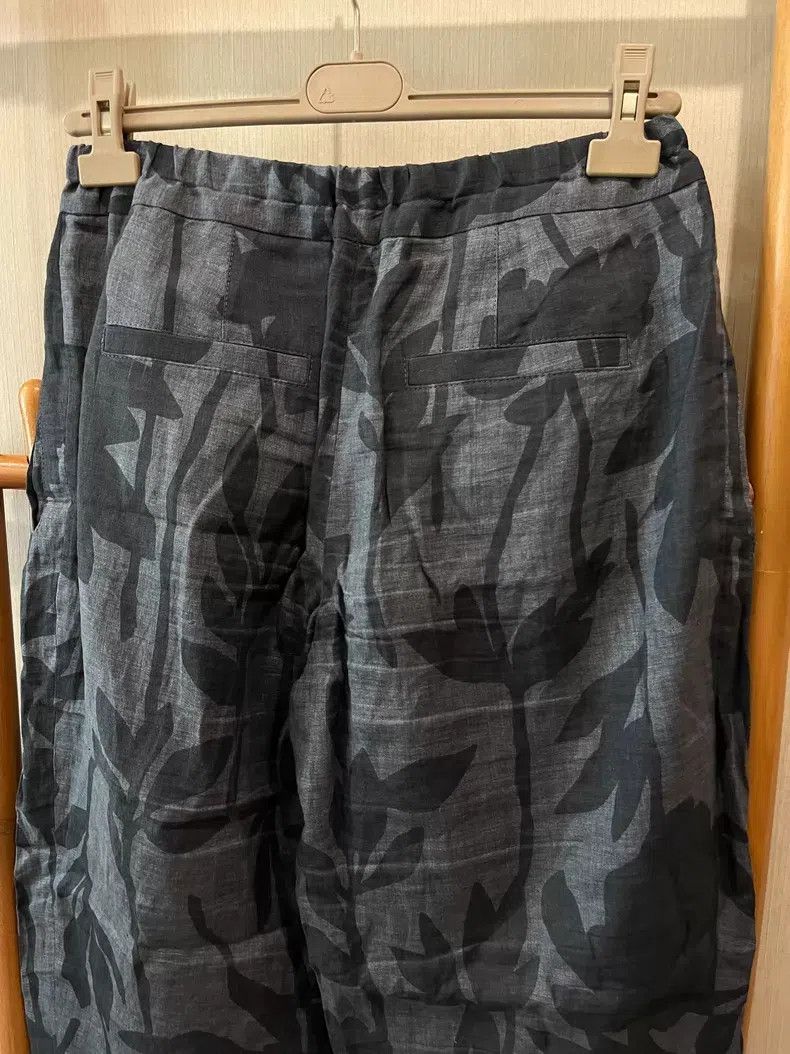 Brunello Cucinelli Brunello Cucinelli Patterned Linen Casual Pants 2024 Model Size 27" / US 4 / IT 40 - 6 Thumbnail