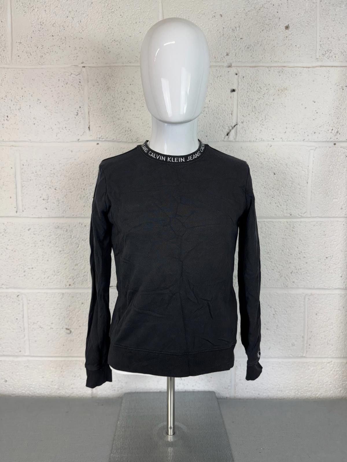 Designer Calvin Klein Jeans Womens Long Sleeve T-Shirt Size 14 Size L / US 10 / IT 46 - 1 Thumbnail