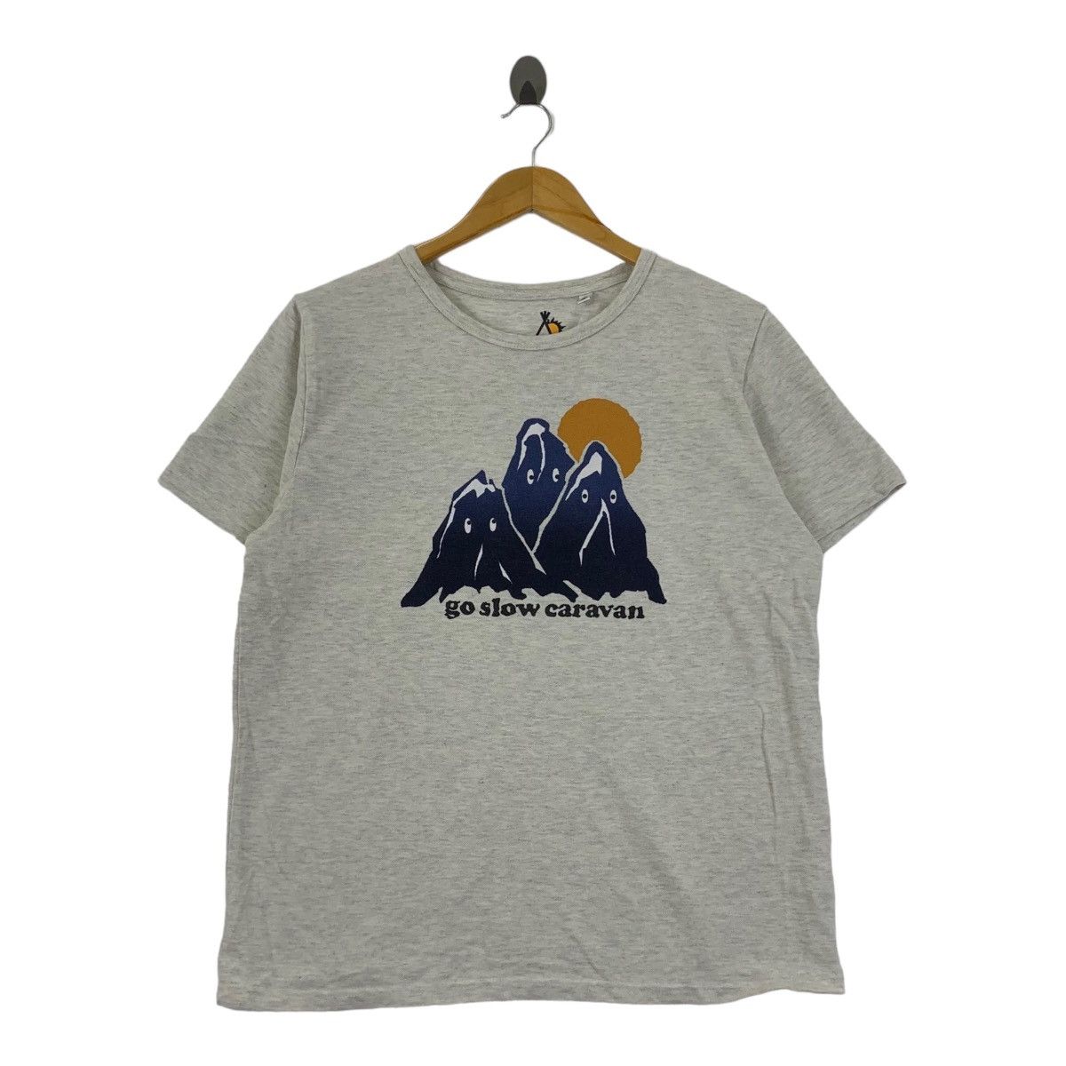 go slow caravan GO SLOW CARAVAN Mountain Nature Outdoor Tee Shirt Size US M / EU 48-50 / 2 - 1 Thumbnail