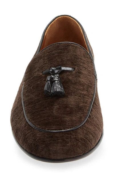 Tom Ford o1w1db10724 Velvet Loafers in Brown Size US 11 / EU 44 - 4 Thumbnail