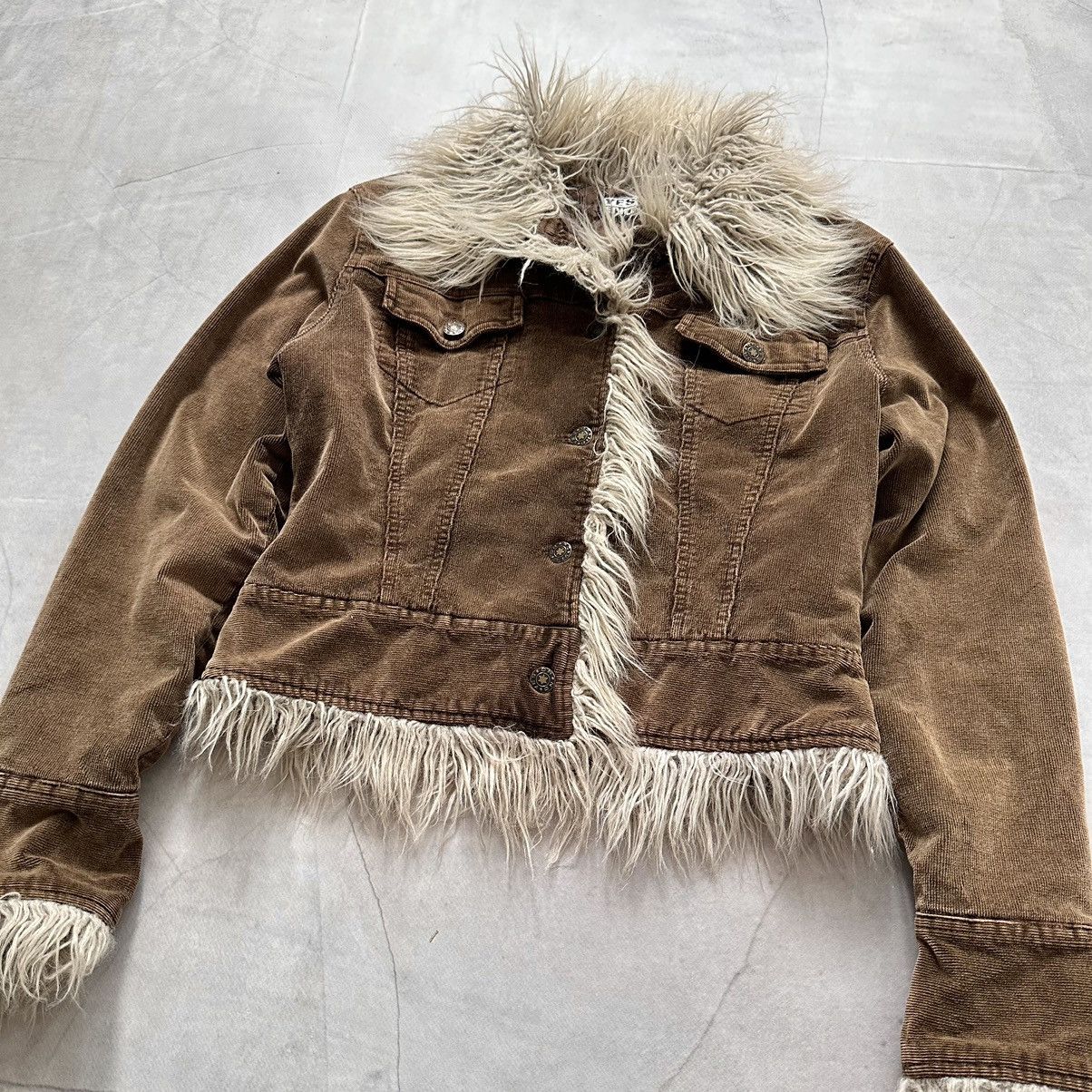 Hysteric Glamour × Undercover Punk Corduroy Faux Fur Jacket Gothic LGB If Six Was Nine Size L / US 10 / IT 46 - 4 Thumbnail
