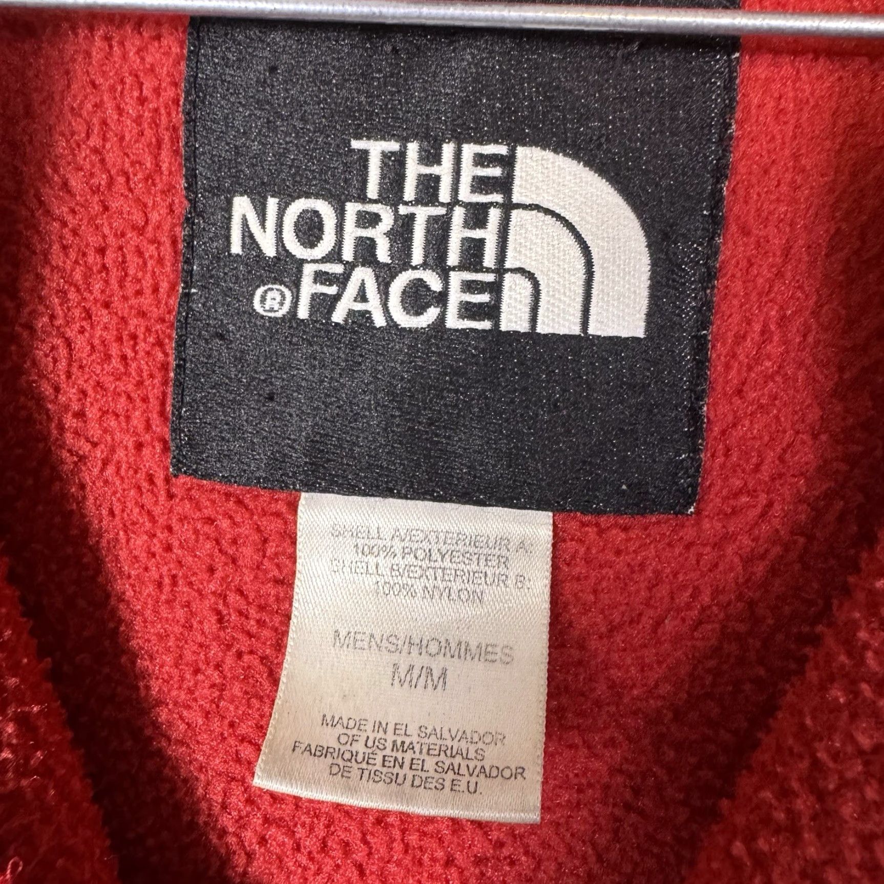 The North Face VINTAGE The North Face Denali Jacket Mens M Full Zip Fleece Red 90s Retro Outdoor Winter Windbreaker Size US M / EU 48-50 / 2 - 6 Thumbnail