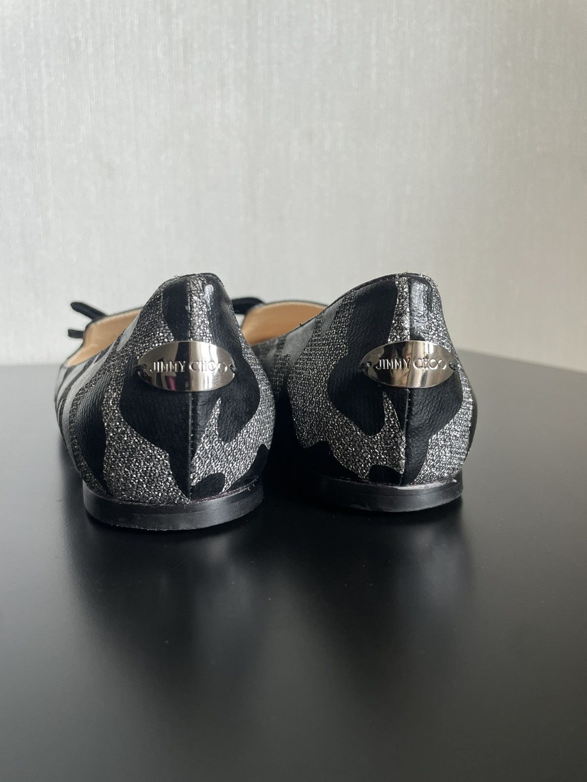 Designer × Jimmy Choo Archive Cyber Y2k Jimmy Choo Camo Ballets 2000s Flats Bows Size US 9 / IT 39 - 9 Thumbnail