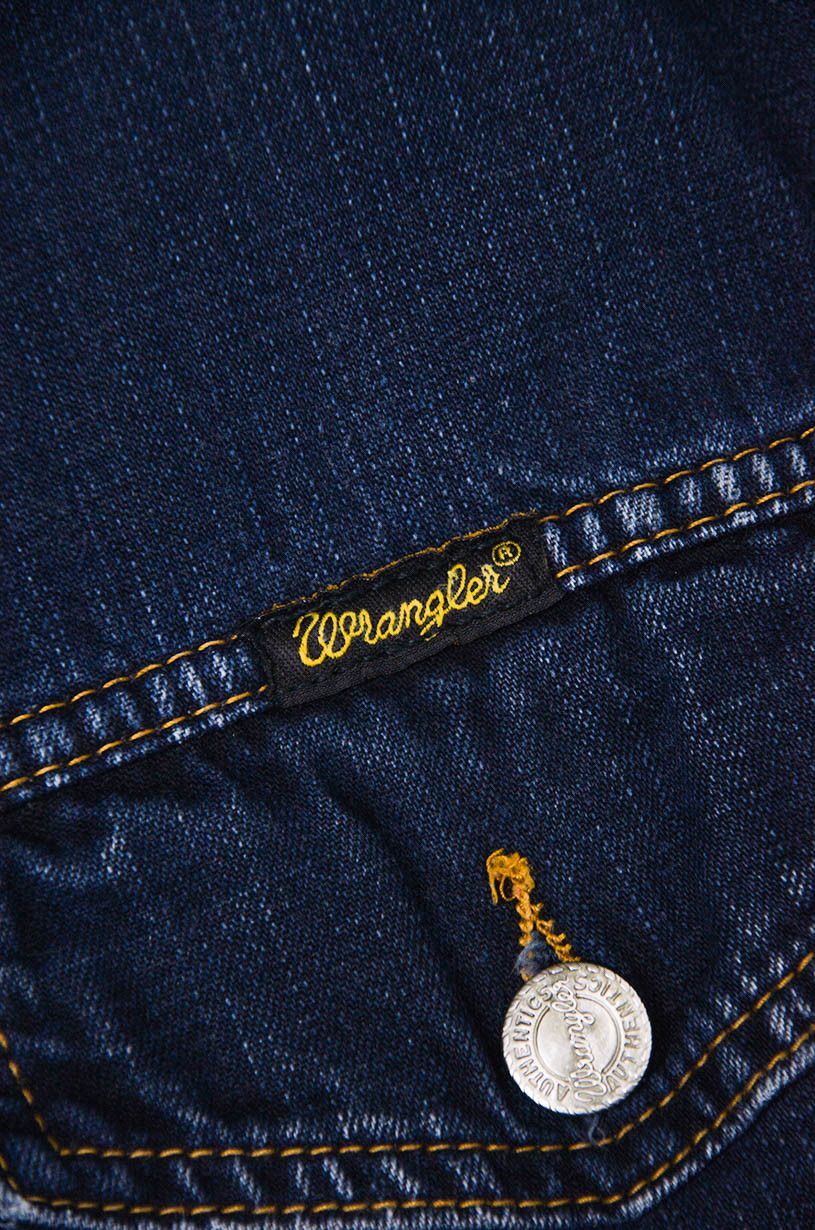 Wrangler Wrangler Authentic Western Denim Jacket Lined – Dark Blue Size US S / EU 44-46 / 1 - 5 Thumbnail