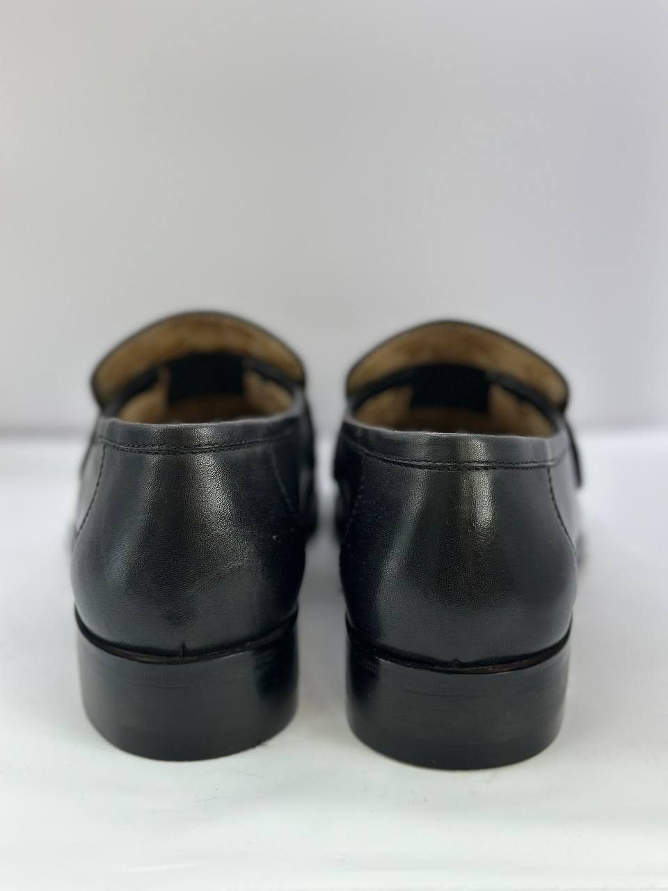 Loake Loake Design TS Cuba 2251 Black Leather Apron Toe Loafers Size US 8 / EU 41 - 4 Thumbnail