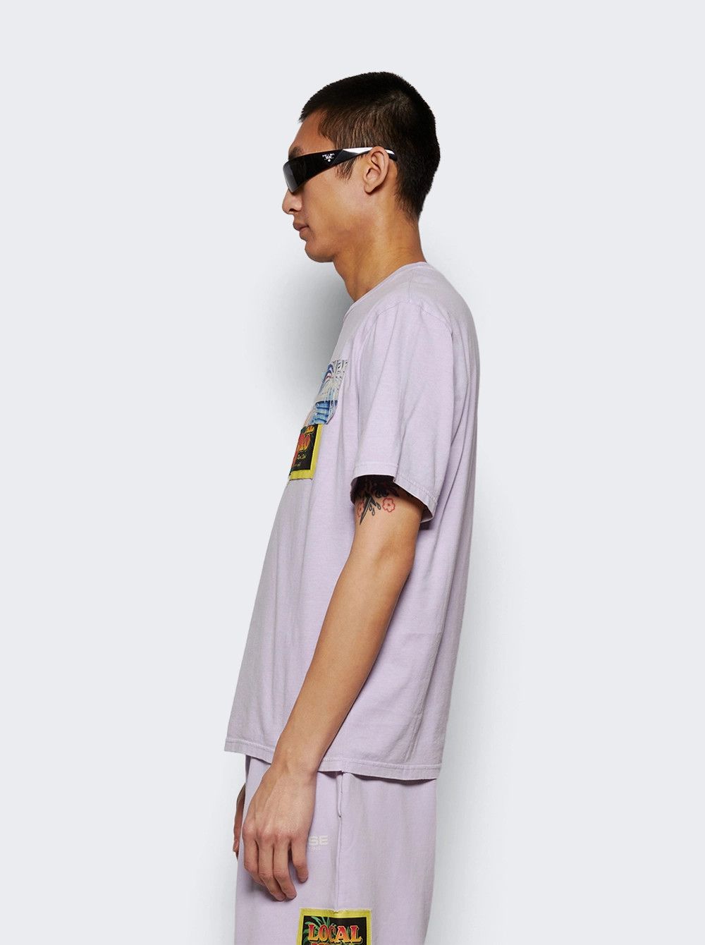 Martine Rose o1mle0226 Classic T-Shirt in Purple Size US L / EU 52-54 / 3 - 3 Thumbnail