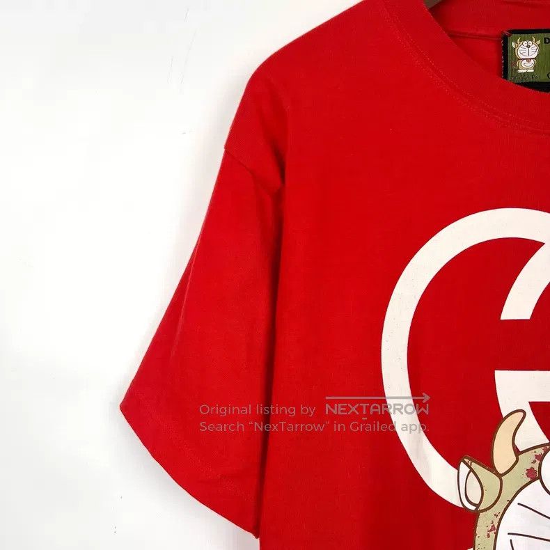 Gucci Gucci Doraemon co-branded red Logo printed loose short-sle Size US XS / EU 42 / 0 - 6 Thumbnail