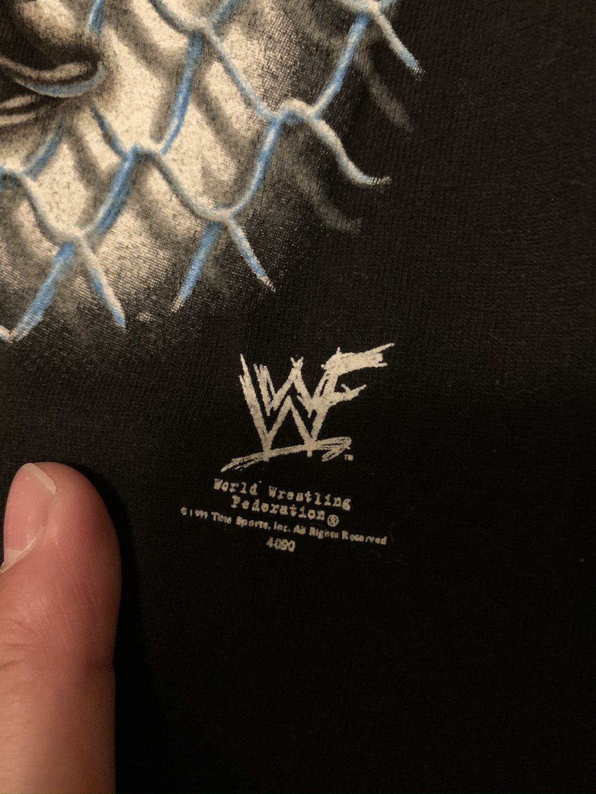 WWE 1999 WWF The Rock “Professional Hardcore Wrestler” T Shirt Size US M / EU 48-50 / 2 - 3 Thumbnail