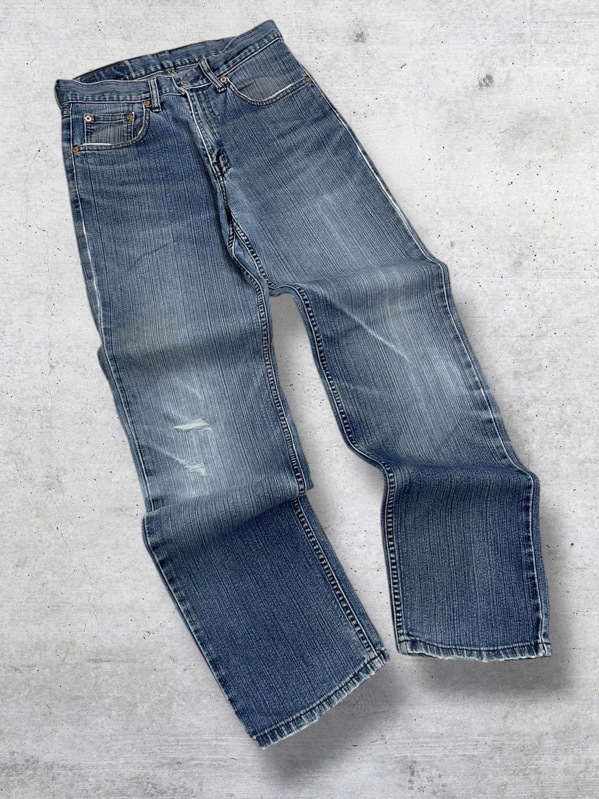 Levi's Vintage Clothing VINTAGE 533 LEVIS USA DESIGNER 90S OG OLD RIPPED BLUE DENIM Size US 28 / EU 44 - 2 Thumbnail