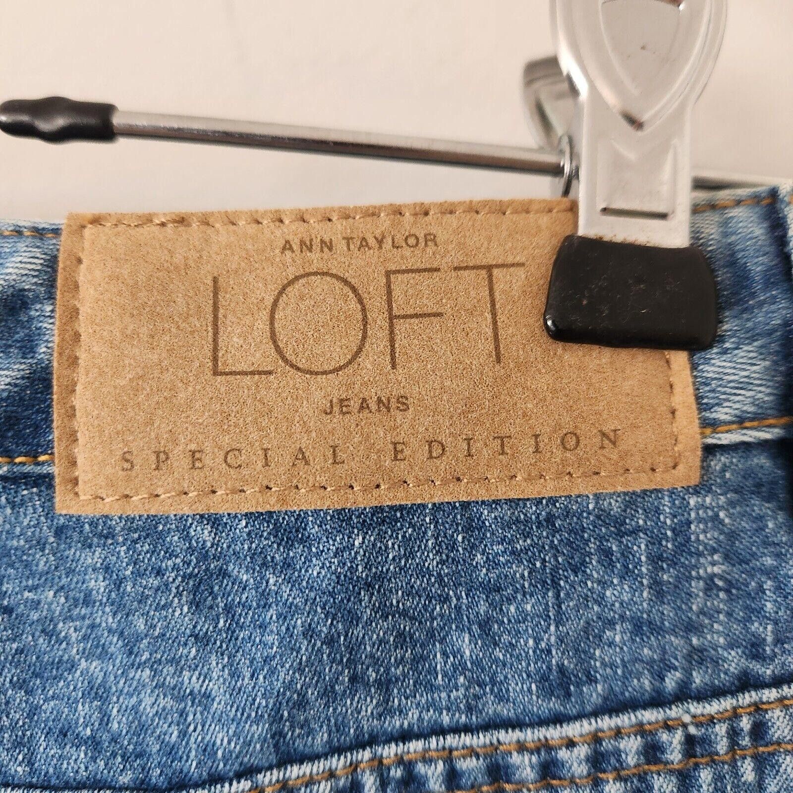 Ann Taylor Ann Taylor Blue Stretch Crop Jeans Size 12 New NWT Size 34" / US 12 / IT 48 - 11 Thumbnail