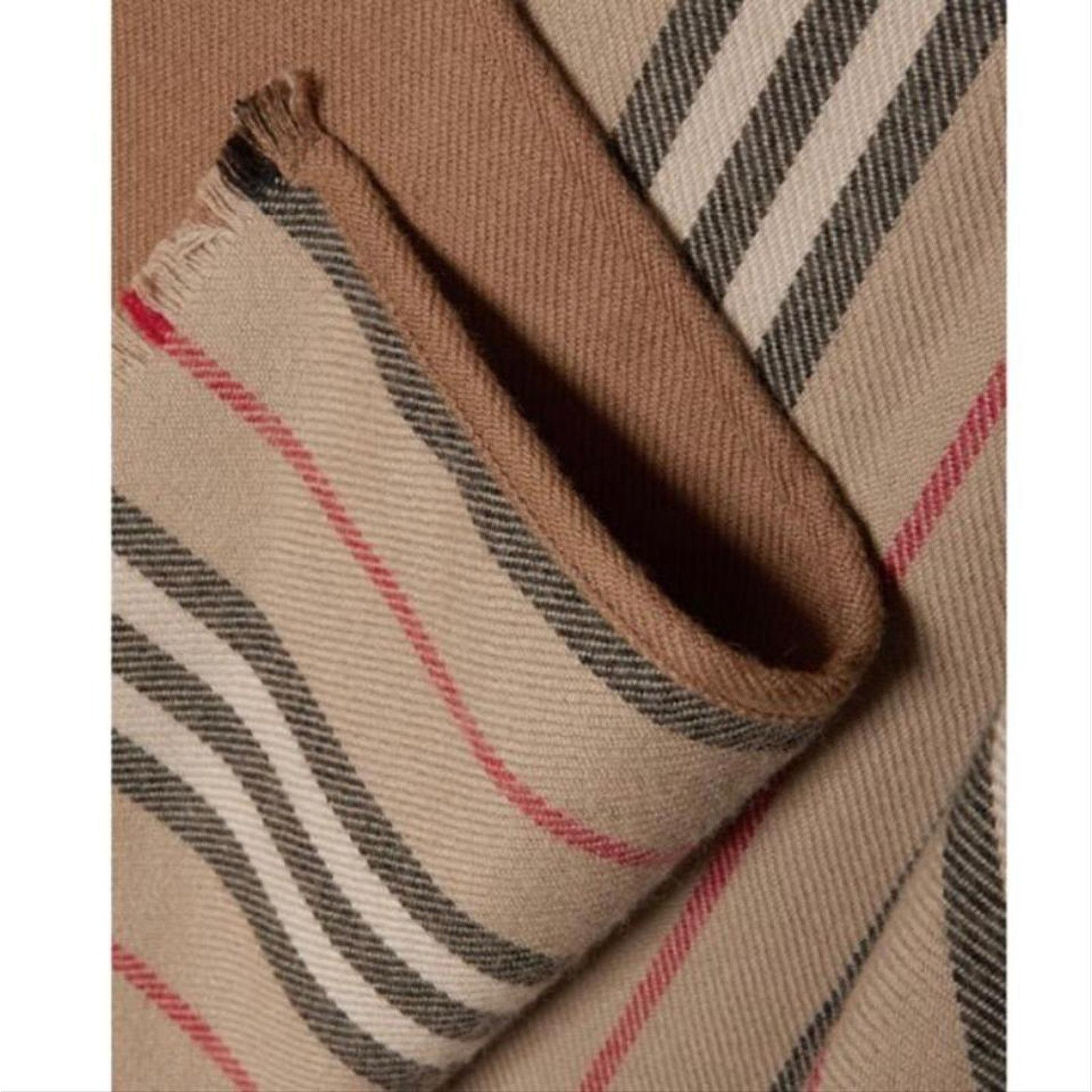 Burberry Nova check reversible wool cape poncho wrap Size ONE SIZE - 4 Thumbnail