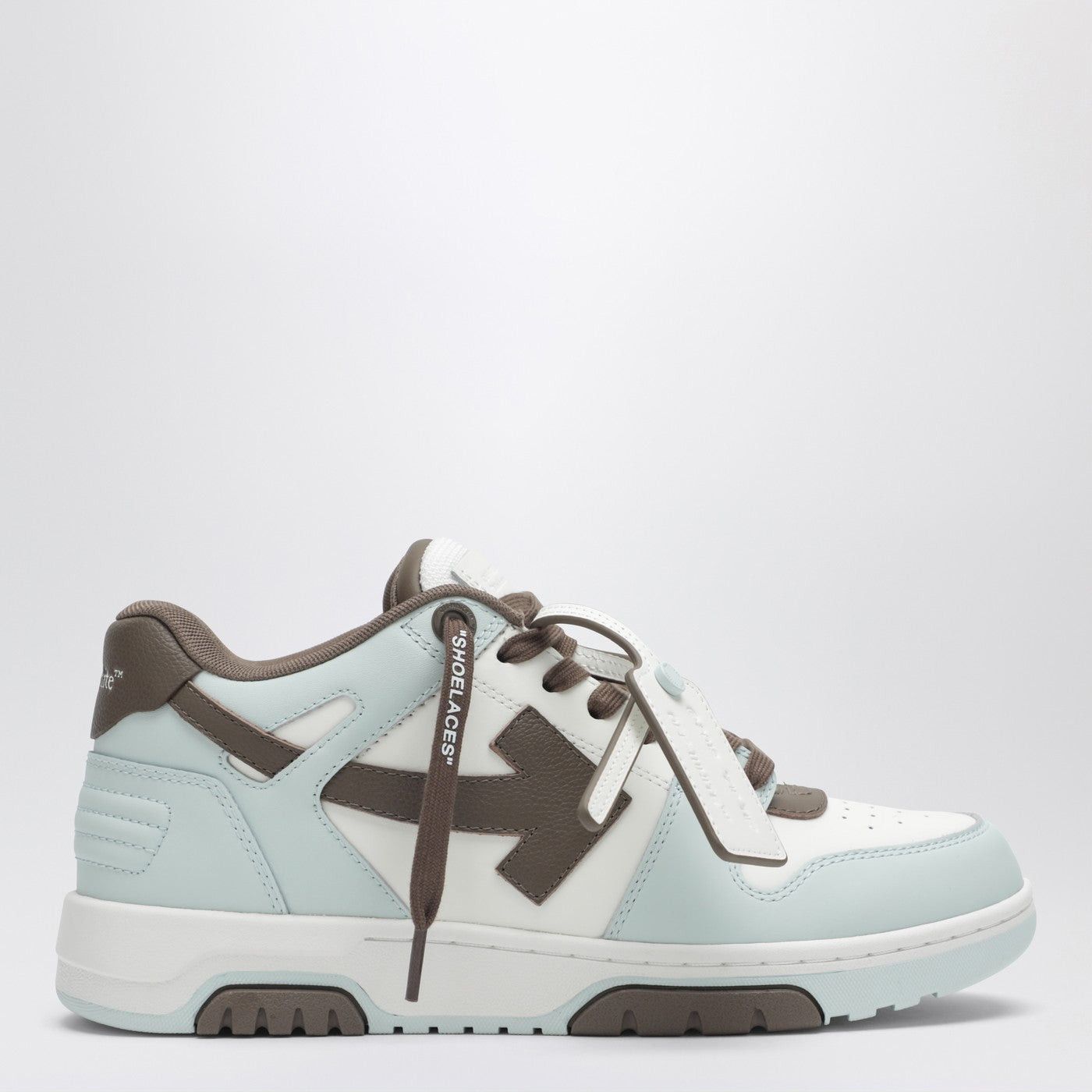 Off-White Off-White Out Of Office Sneakers White/Light Blue/Brown Size US 6.5 / IT 36.5 - 1 Thumbnail