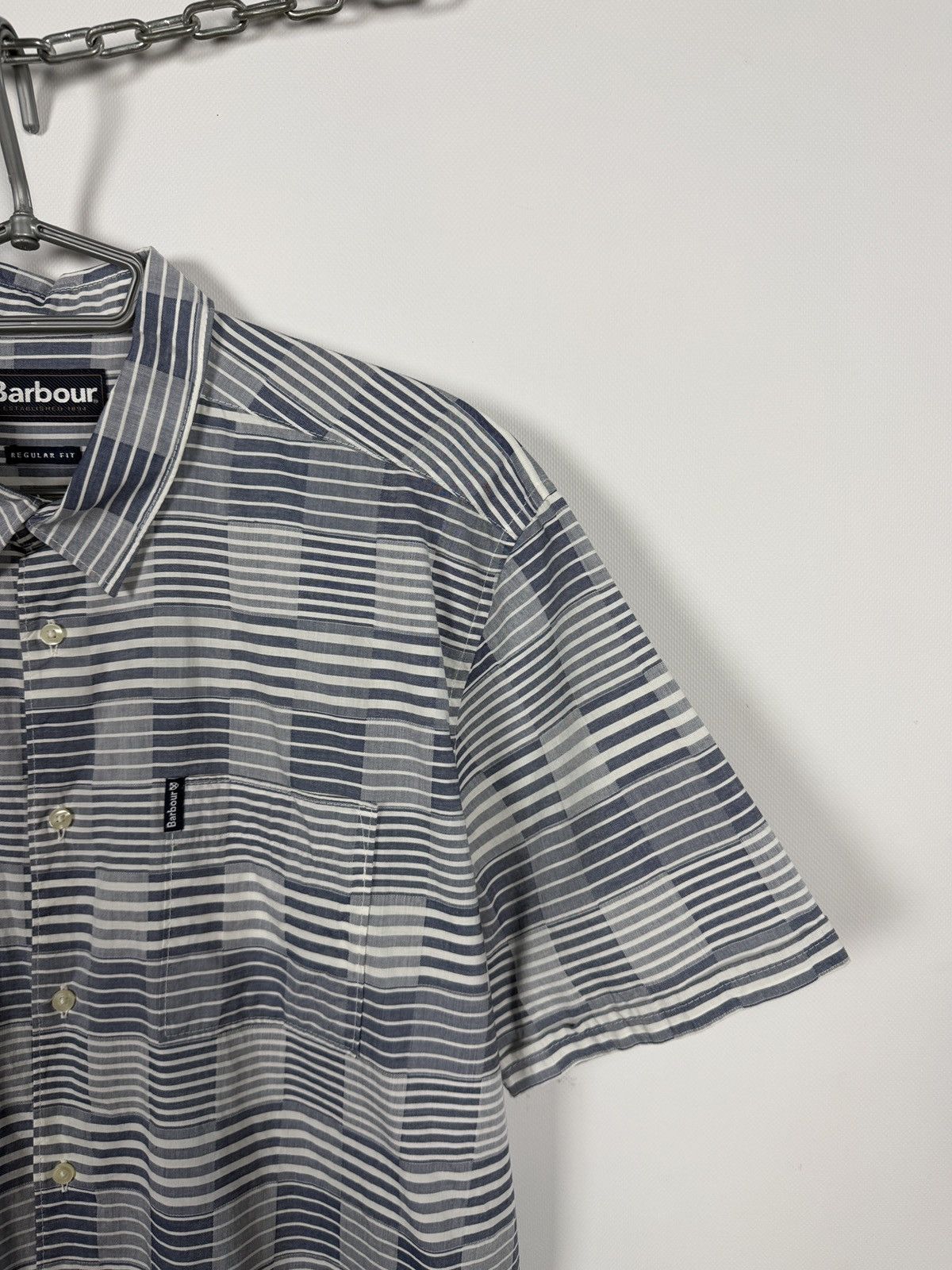 Barbour Men’s Barbour Stackpole Short Sleeve Shirt Button Up Size L Size US L / EU 52-54 / 3 - 2 Thumbnail