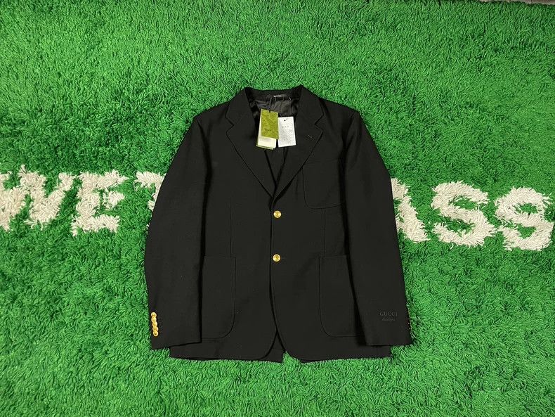 Gucci Gucci New Logo Embroidered Blazer Suit 48 - dmc Size US L / EU 52-54 / 3 - 1 Thumbnail