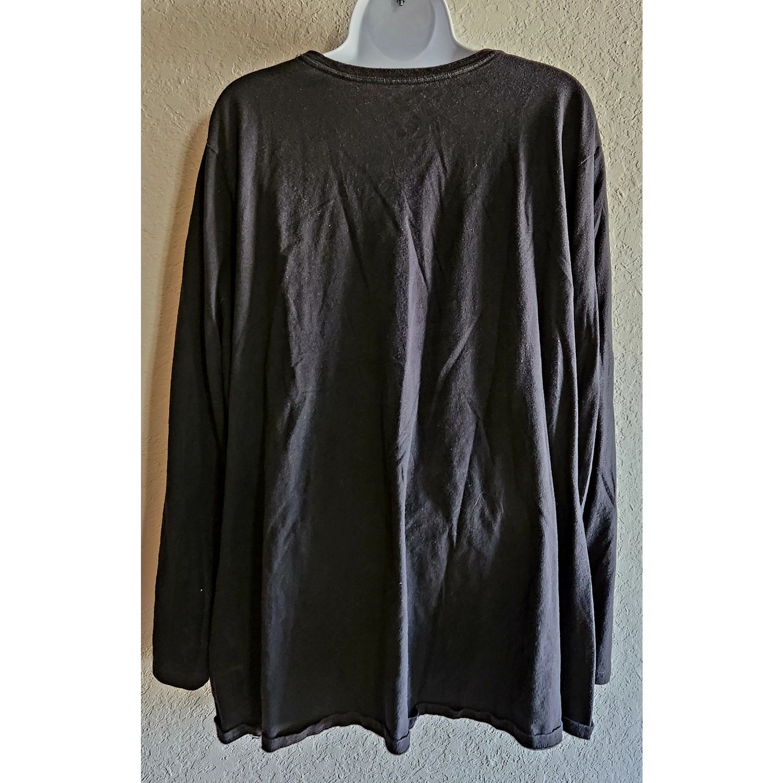 Other JMS Black V Neck Long Sleeves Top 3X 22W 24W Plus Soft Size 3XL / US 20-22 - 3 Thumbnail