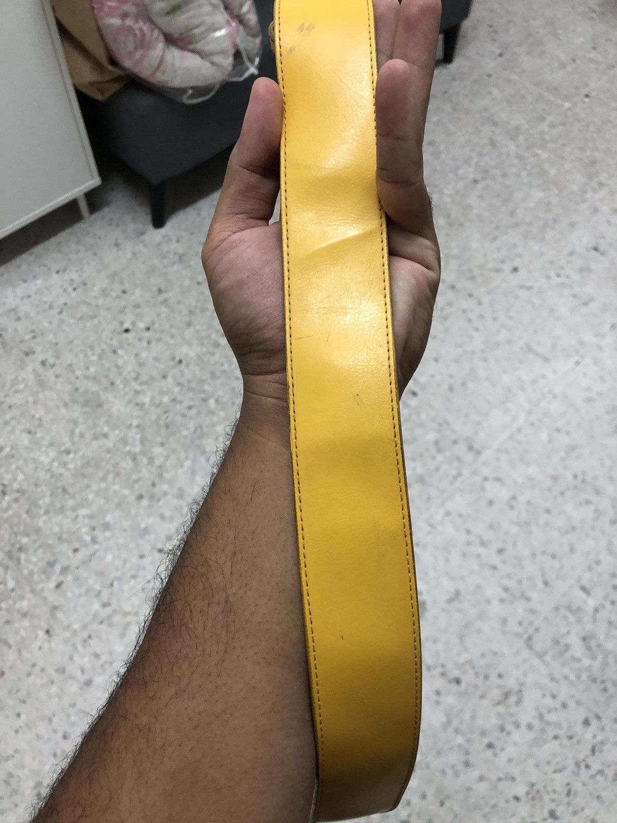 Hysteric Glamour Vintage 90s Hysteric Glamour Econic Buckle Belt Yellow Size ONE SIZE - 8 Thumbnail