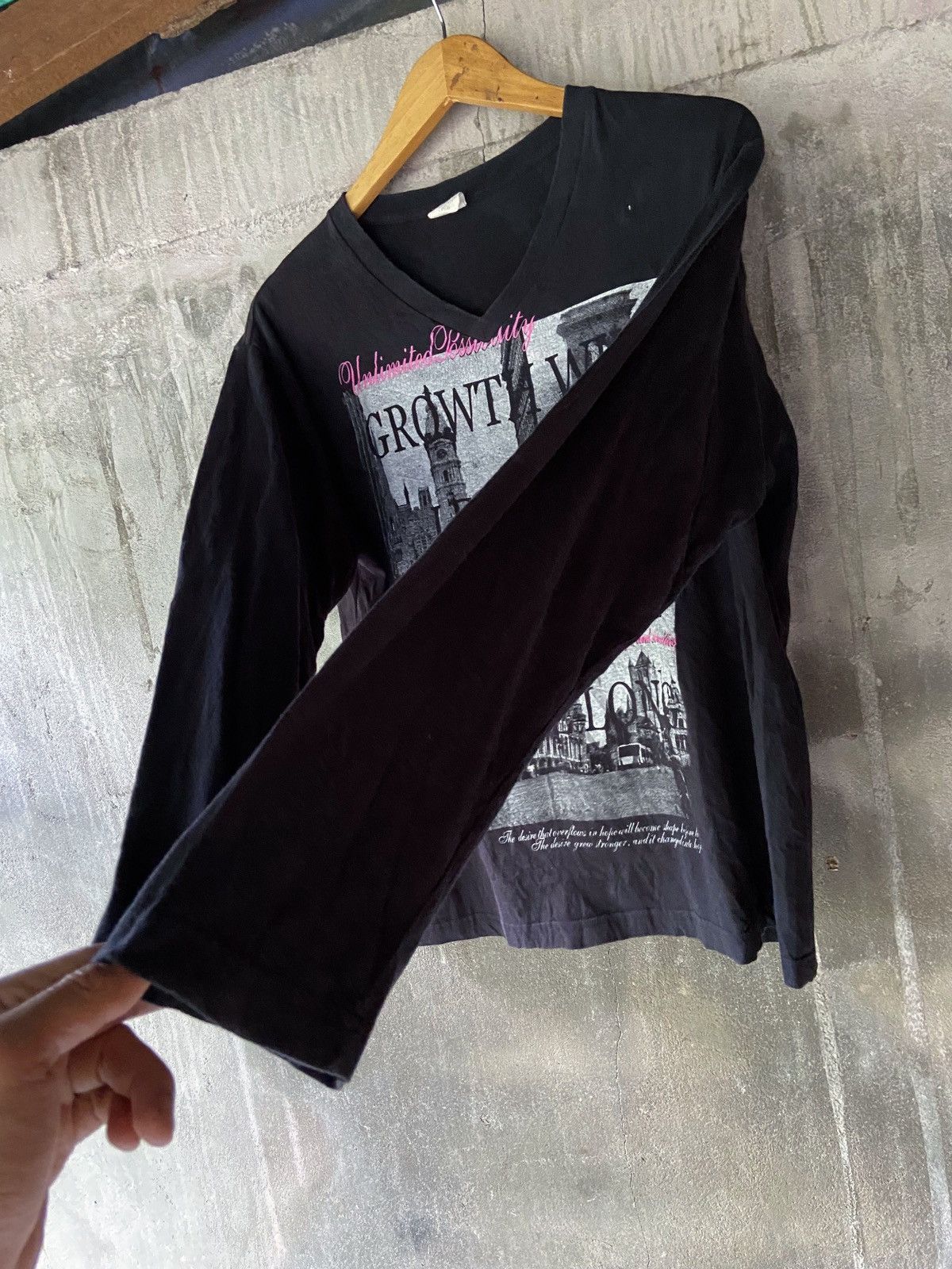 Japanese Brand BEAUMONT CAR POEM LONG SLEEVE Size US M / EU 48-50 / 2 - 4 Thumbnail