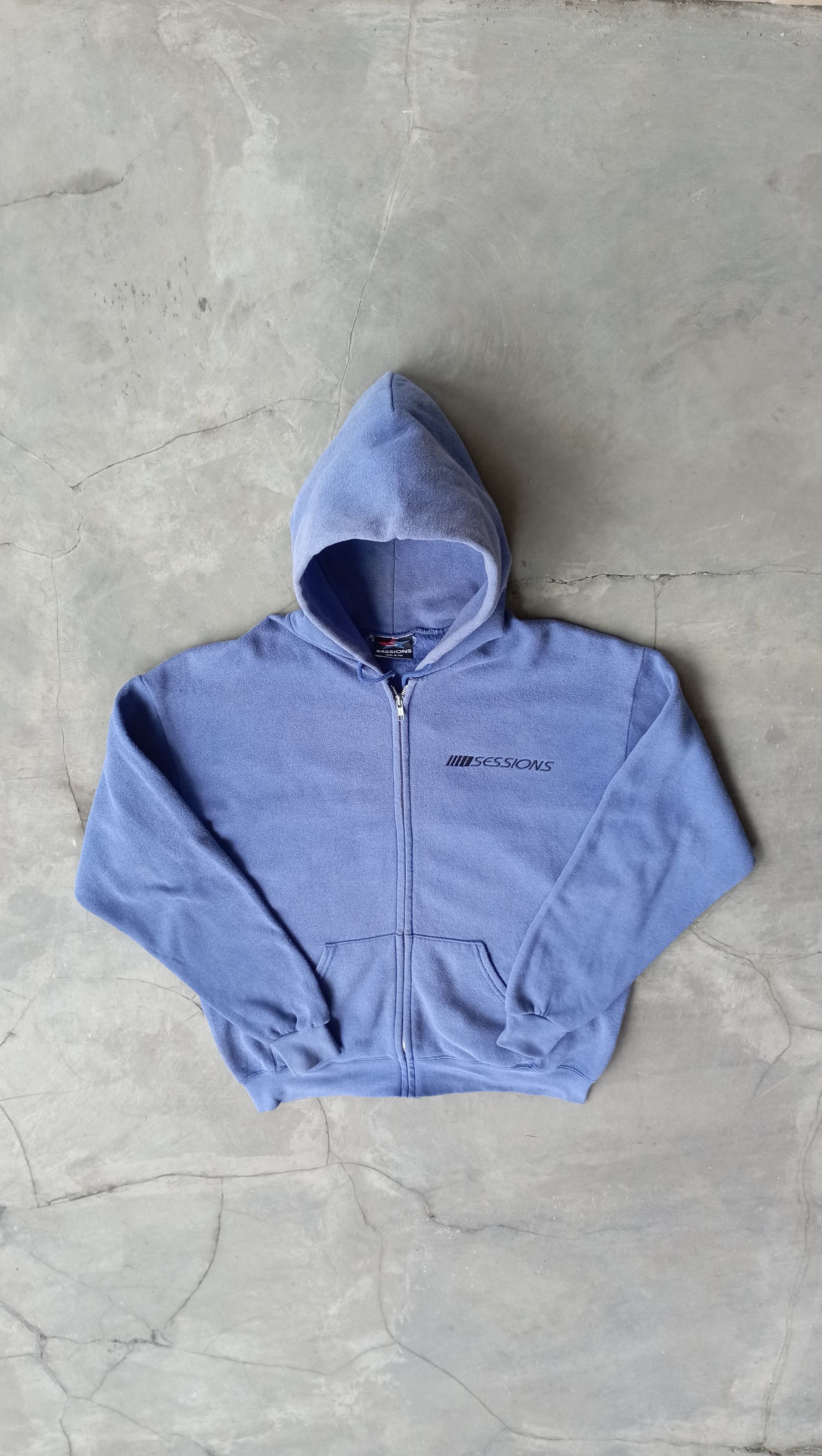 Other 90's Vintage Sessions Skateboard Zip Up Hoodie Size US L / EU 52-54 / 3 - 2 Thumbnail
