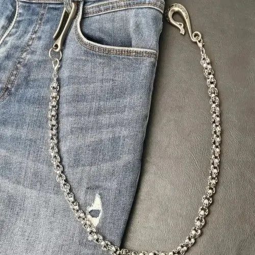 VIBE Vintage Skull Jeans Chain Size ONE SIZE - 5 Thumbnail