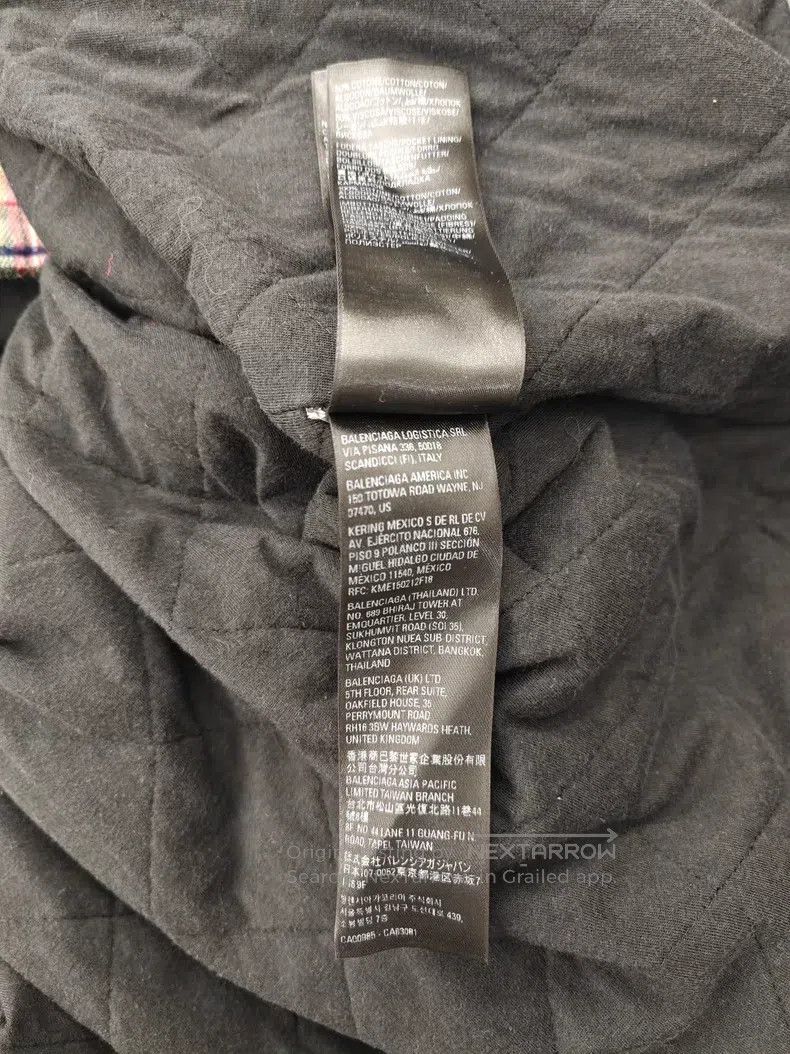 Balenciaga Balenciaga Ombre Flannel Padded Hooded Jacket - Shirt - Ho Size US M / EU 48-50 / 2 - 9 Thumbnail