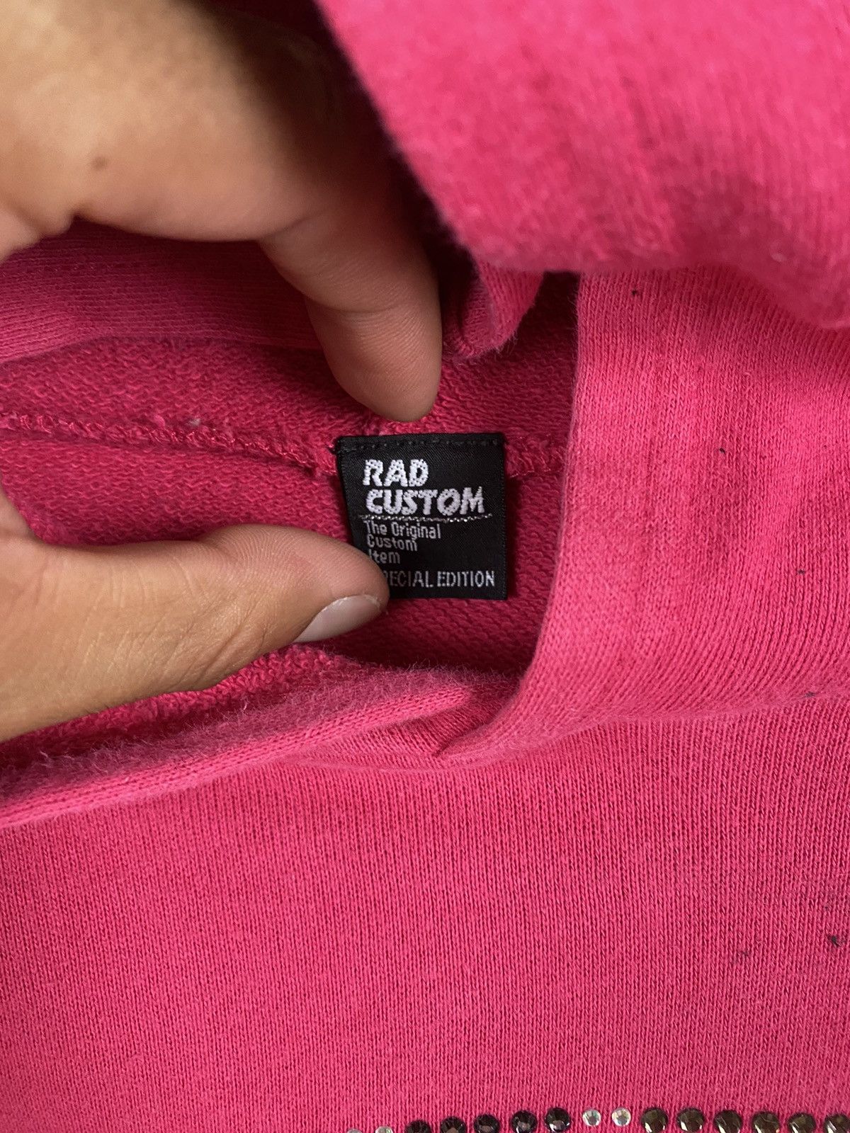 Vintage Vintage Rad Custom Rock & Bike Hoodie Pink Size M / US 6-8 / IT 42-44 - 10 Thumbnail