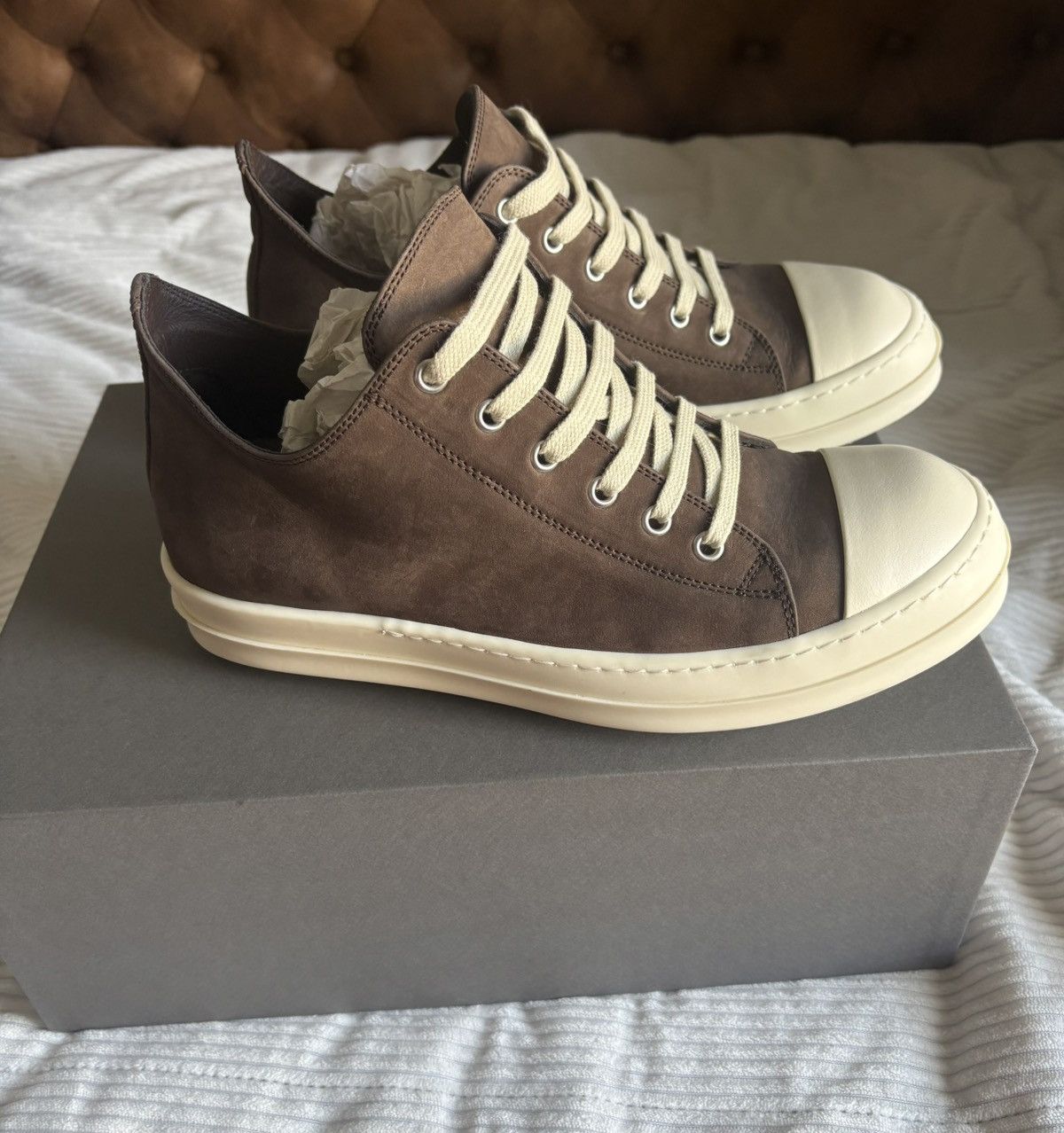 Rick Owens EDFU Ramones In Transparent Cow Leather SS23