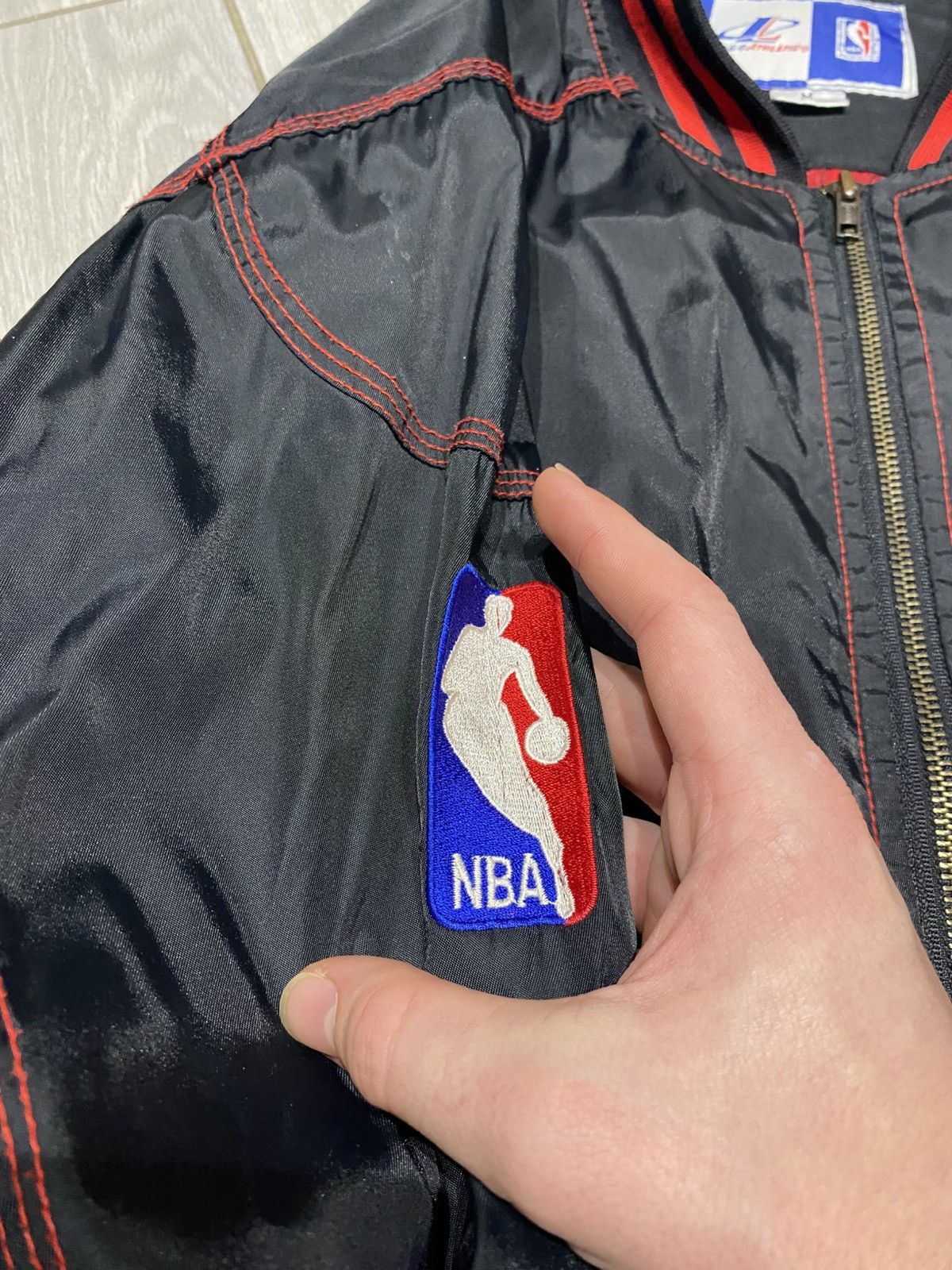 NBA Vintage Chicago Bulls 1991 1992 Championship bomber Size US M / EU 48-50 / 2 - 3 Thumbnail