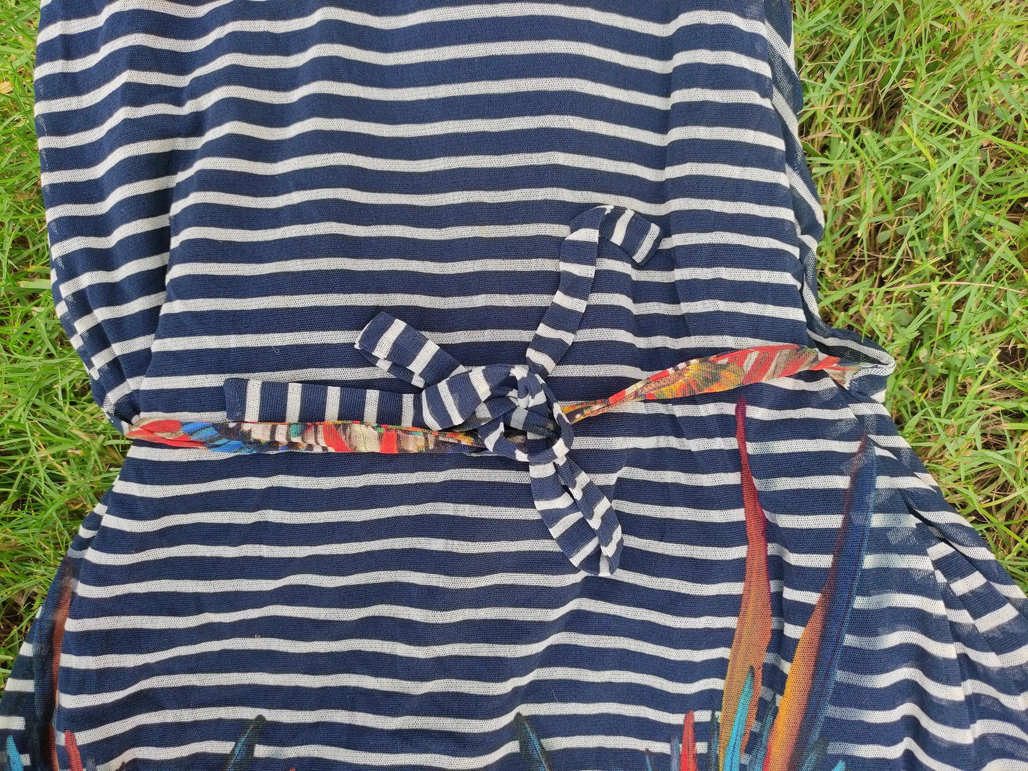 Jean Paul Gaultier Jean Paul Gaulter Striped Feather Sailor Parrot Aztec Dress Size M / US 6-8 / IT 42-44 - 13 Thumbnail