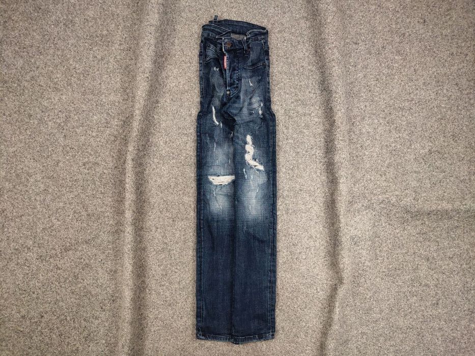 Dsquared2 Dsquared2 authentic Design Distressed logo Denim Jeans Size US 32 / EU 48 - 2 Thumbnail