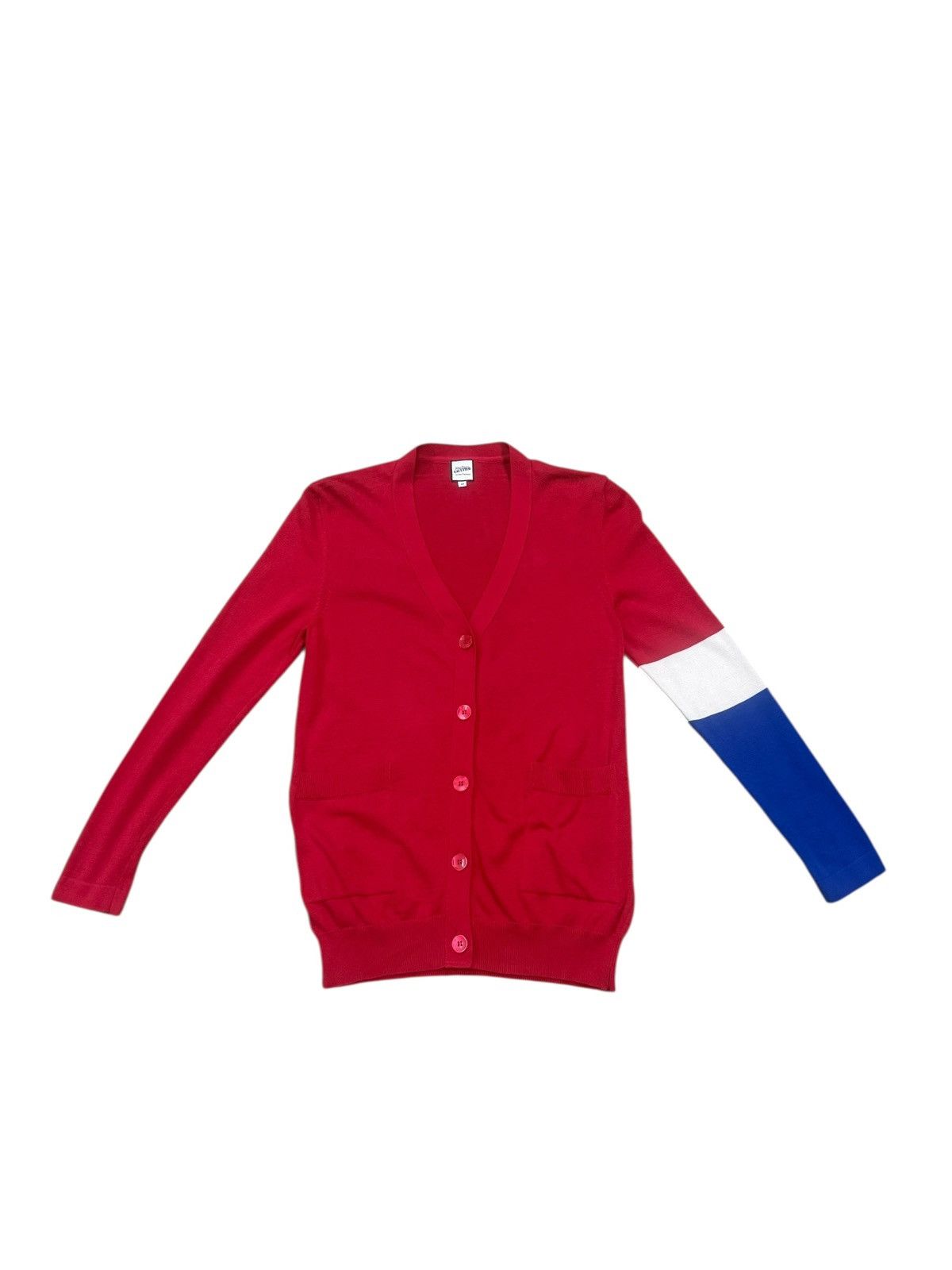 Jean Paul Gaultier JEAN PAUL GAUTIER TRICOLOUR CARDIGAN Size S / US 4 / IT 40 - 1 Thumbnail