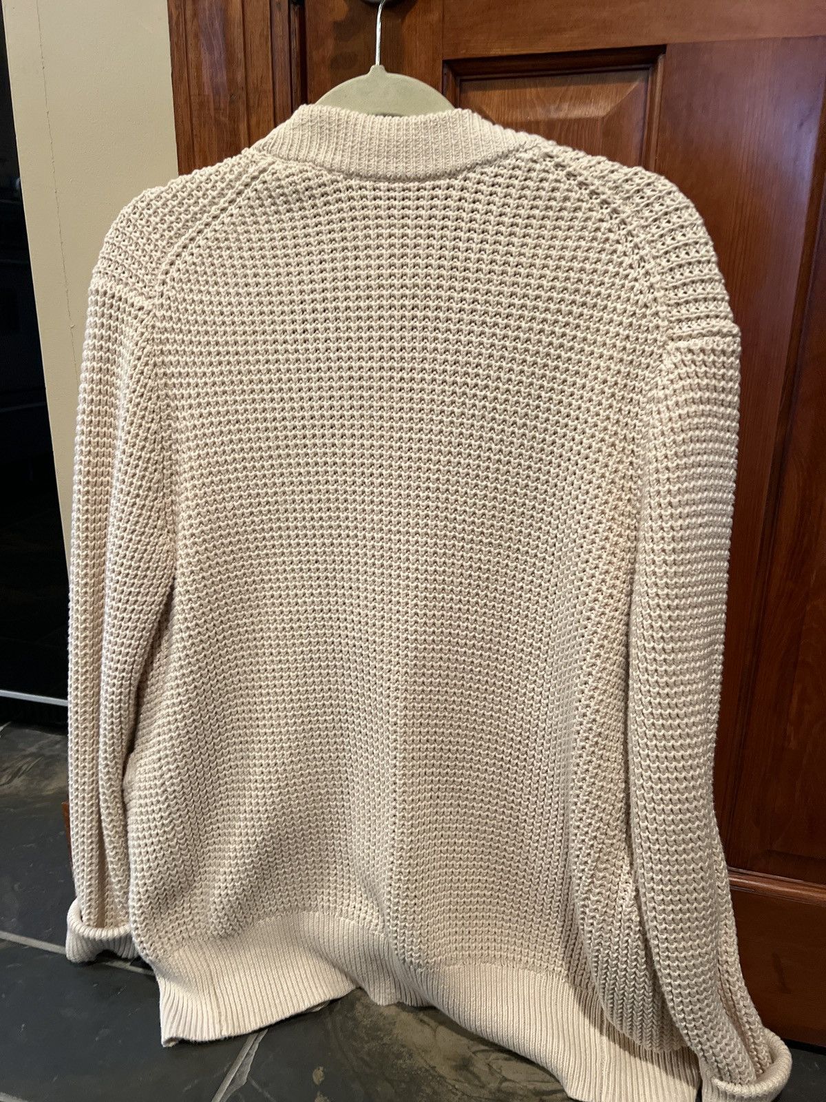 Aime Leon Dore Aime Leon Dore Waffle Cardigan - Cream Size US S / EU 44-46 / 1 - 2 Thumbnail