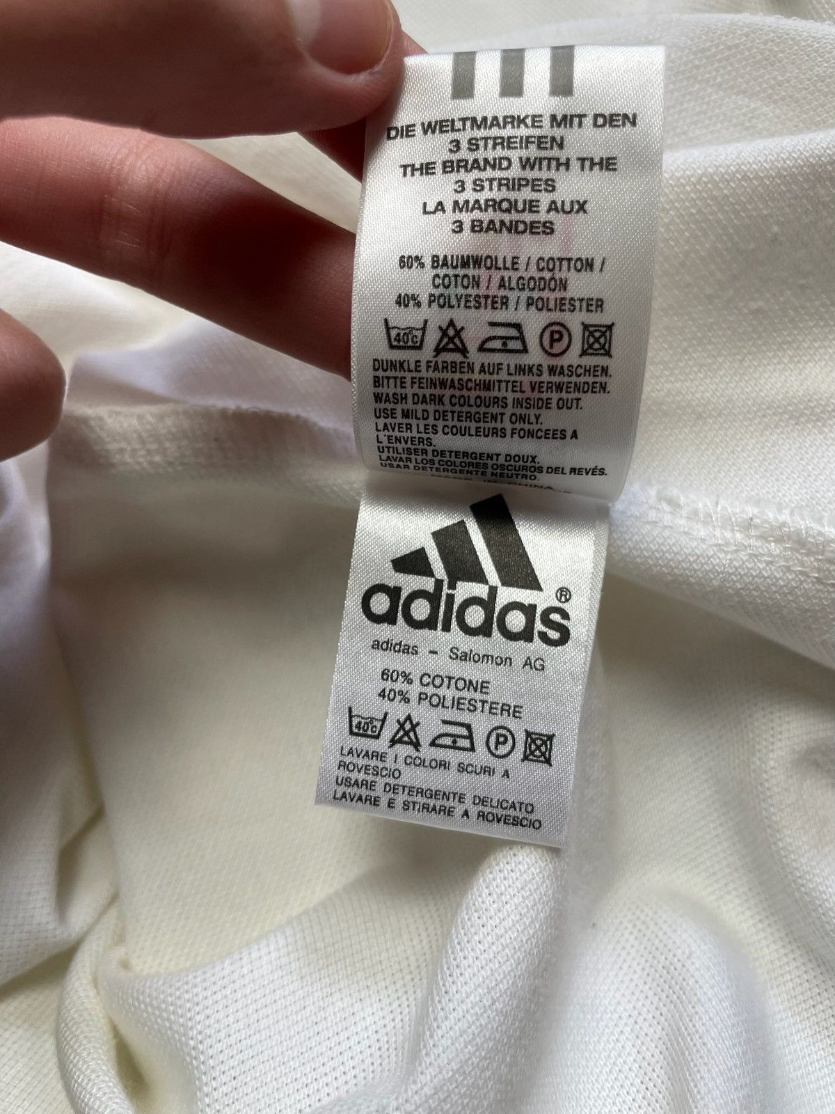 Vintage Vintage adidas AC Milan soccer polo Opel white rare size S Size US S / EU 44-46 / 1 - 5 Thumbnail