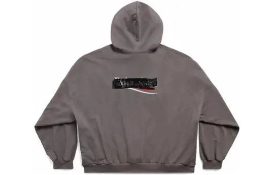 Balenciaga o1in1g0725 Gaffer Hoodie Oversized in Brown Size US XL / EU 56 / 4 - 2 Thumbnail