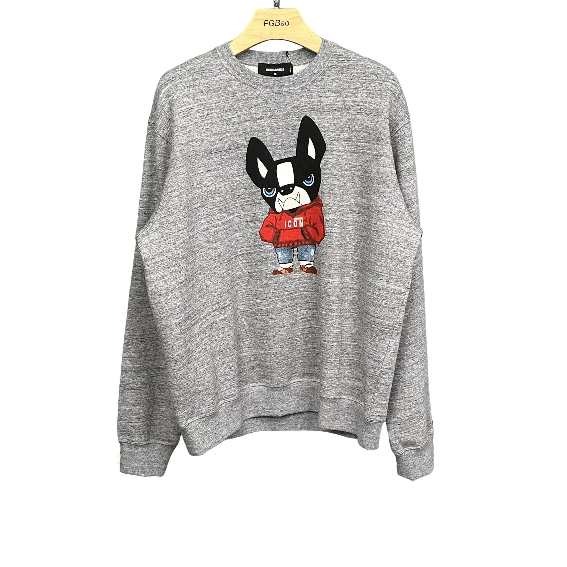 Dsquared2 DSQUARED2 Bulldog Print Sweatshirt XL Size US XL / EU 56 / 4 - 1 Thumbnail