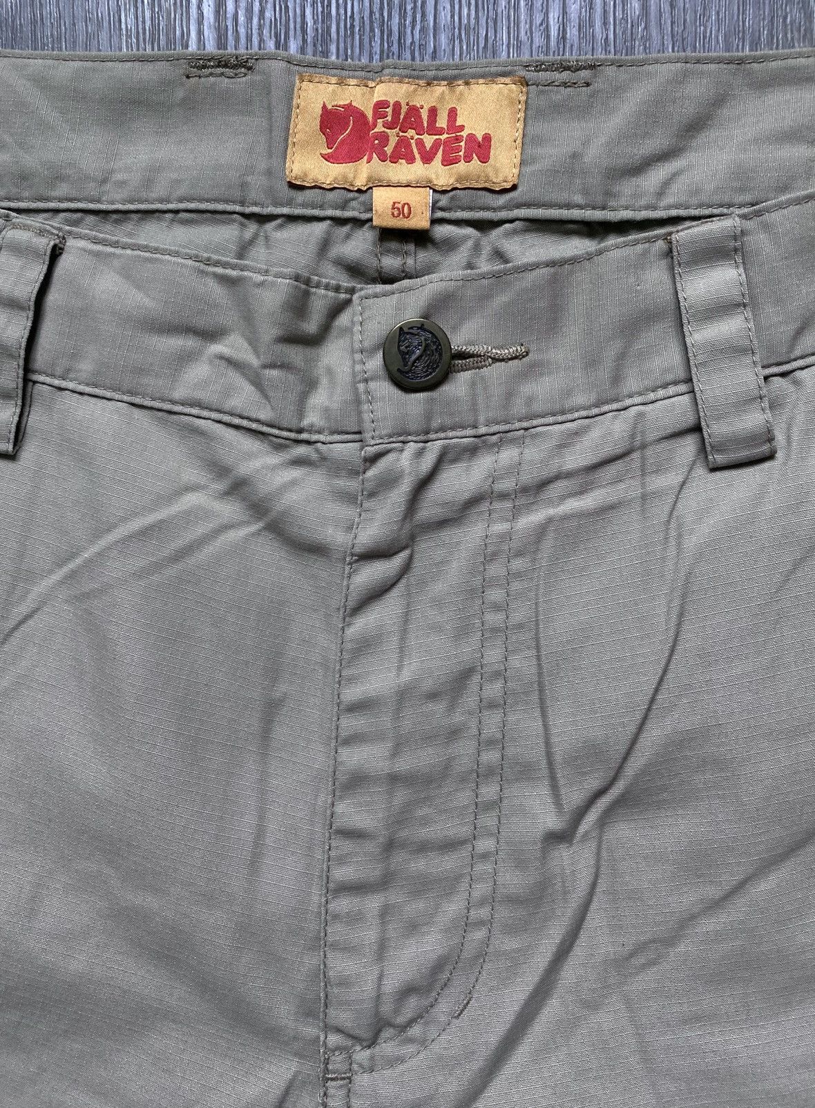 Fjallraven Fjallraven G-1000 Durban Cargo Combat Waterproof Wax Shorts Size US 34 / EU 50 - 8 Thumbnail