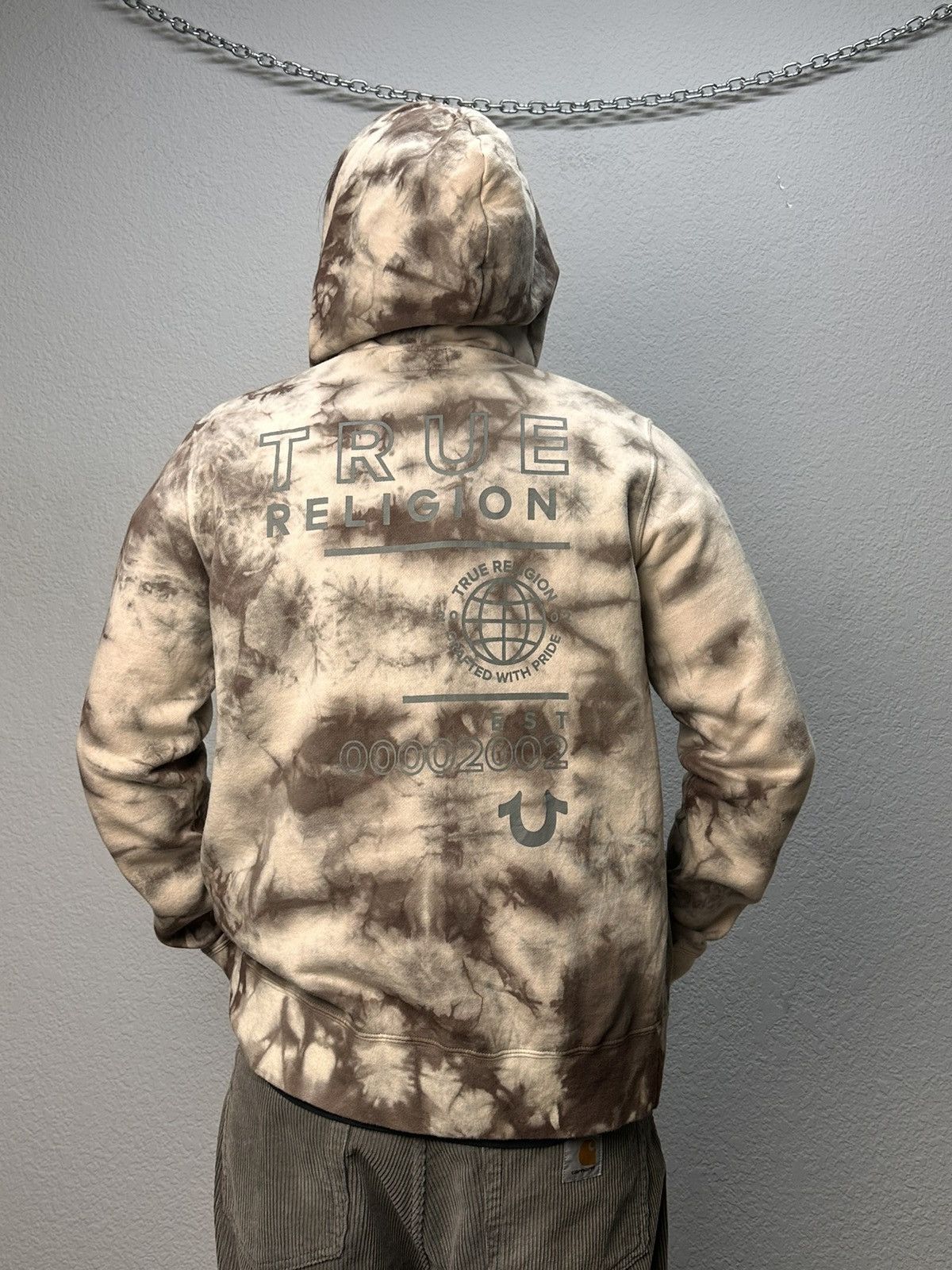 True Religion Vintage USA Hoodie True religion Japanese Style Ed Hardy Y2k Size US M / EU 48-50 / 2 - 15 Thumbnail