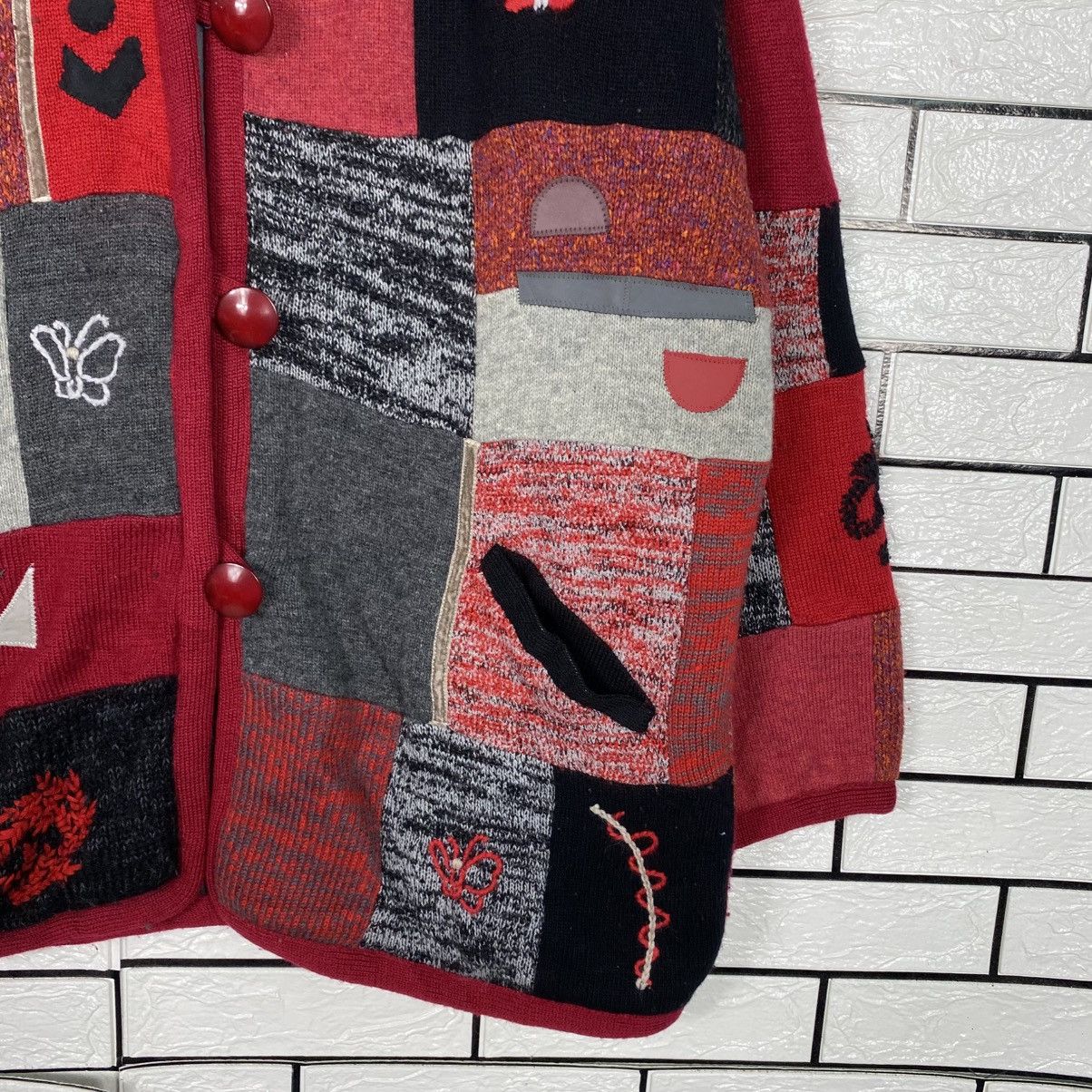Japanese Brand Vintage Indigo Overcoat Jacket Patchwork Jacket Issey Miyake Size US M / EU 48-50 / 2 - 6 Thumbnail