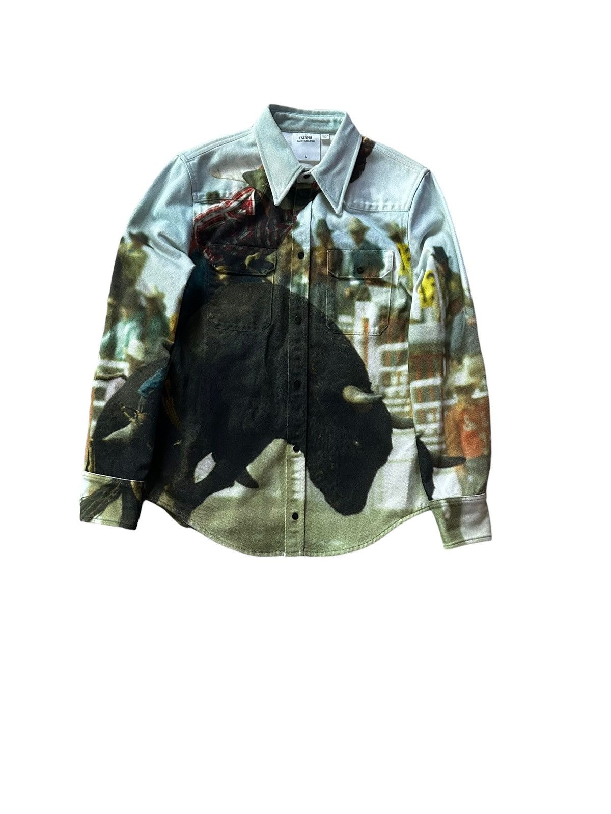 Raf Simons Calvin Klein 205W39NYC by Raf Simons rodeo archival aop USA Grailed
