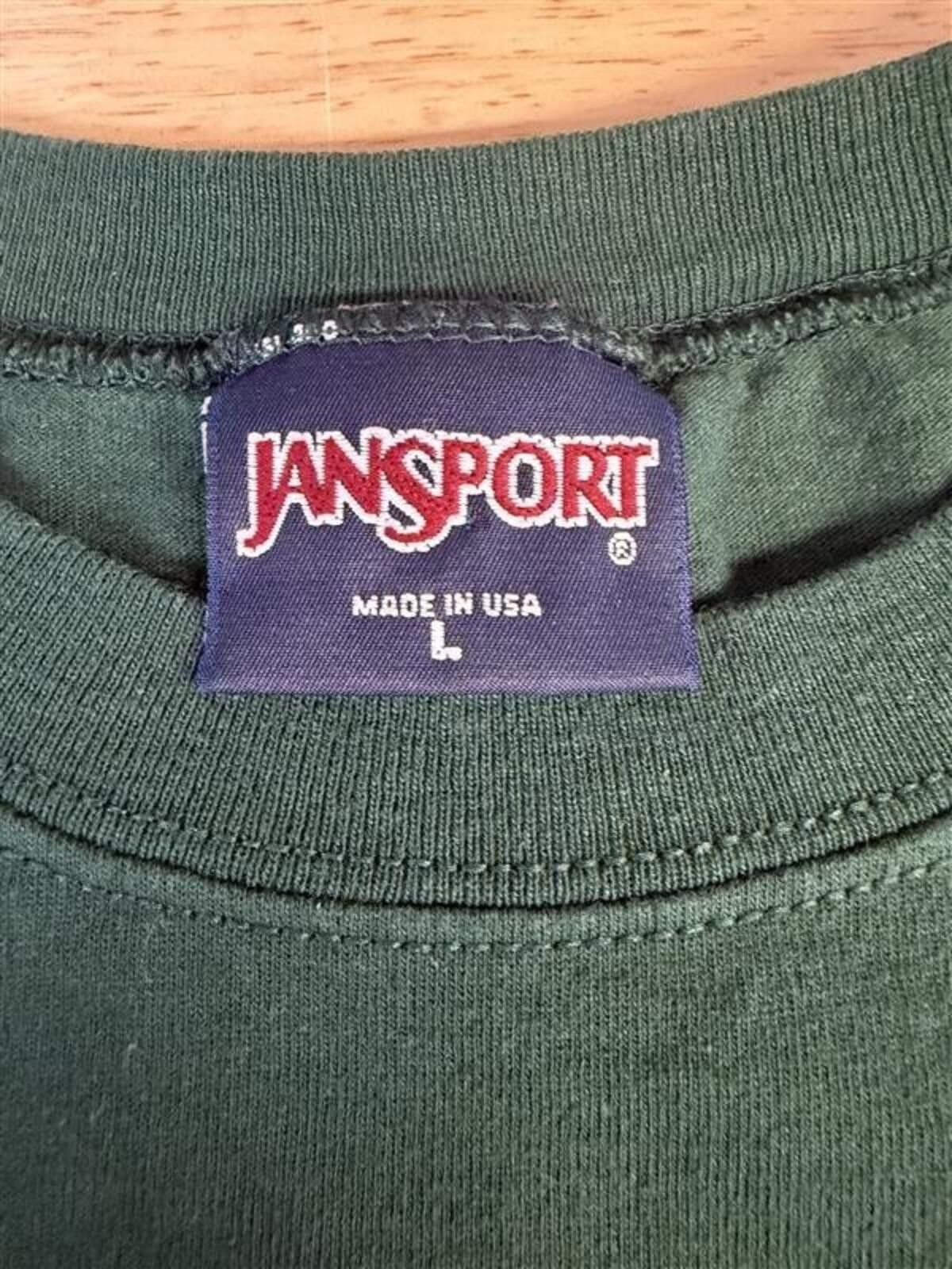 Jansport 90s Jansport ICA Interlochen Arts Tee USA Made Green Size L Size US L / EU 52-54 / 3 - 3 Thumbnail
