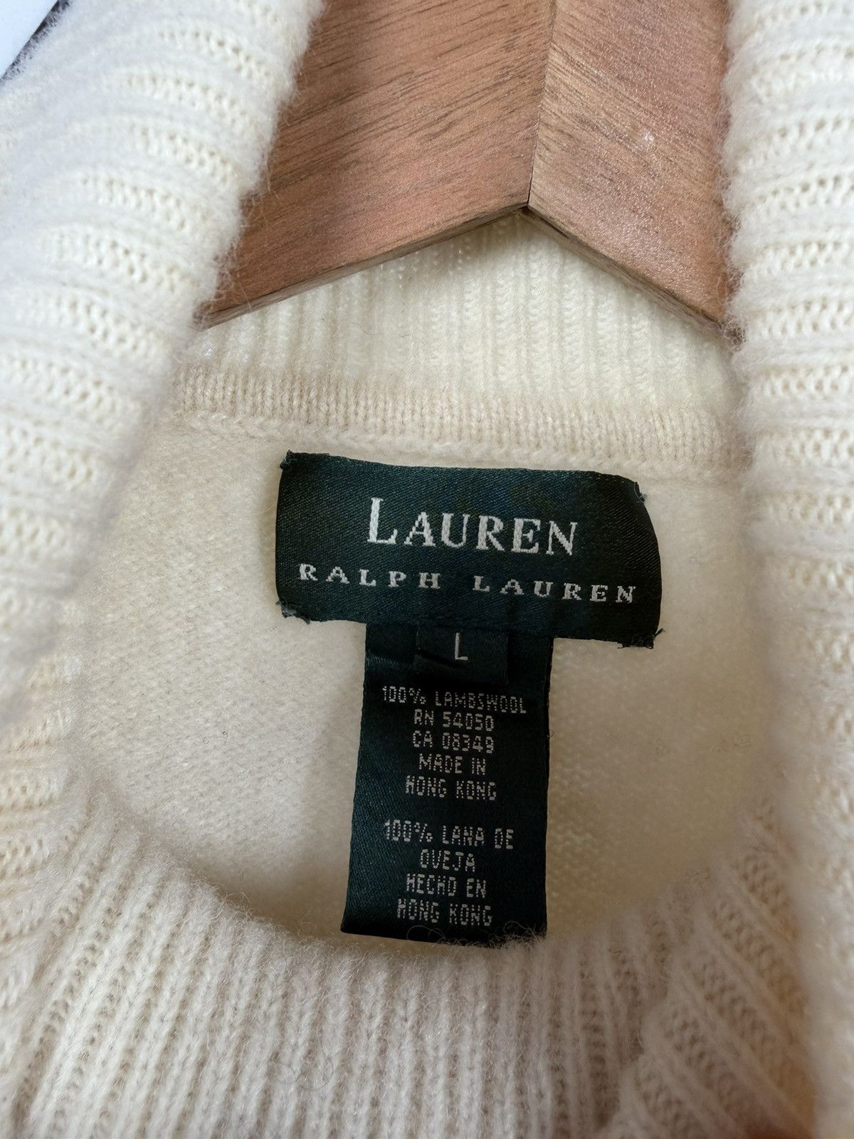 Lauren Ralph Lauren Rare Ralph Lauren Ski Family Scene Lambswool Sweater Size L / US 10 / IT 46 - 3 Thumbnail