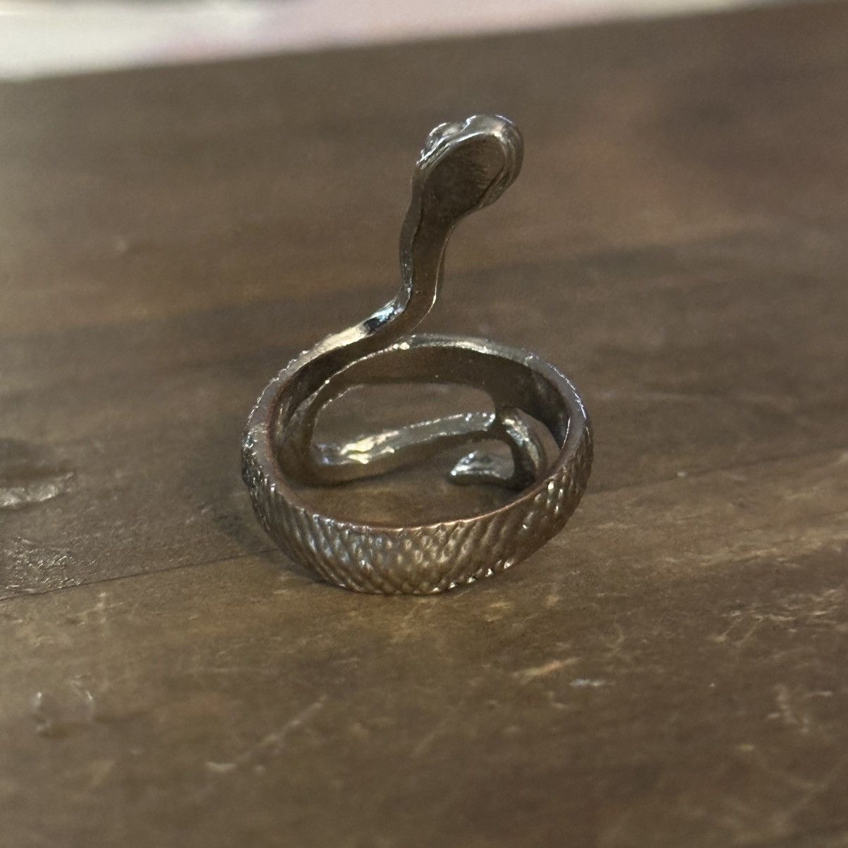 Vintage Vintage silver tone slithering snake ring Size ONE SIZE - 8 Thumbnail