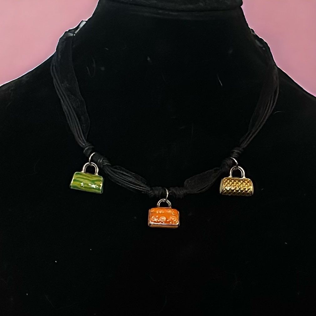 Other Handbag charm black ribbon necklace Size ONE SIZE - 1 Thumbnail